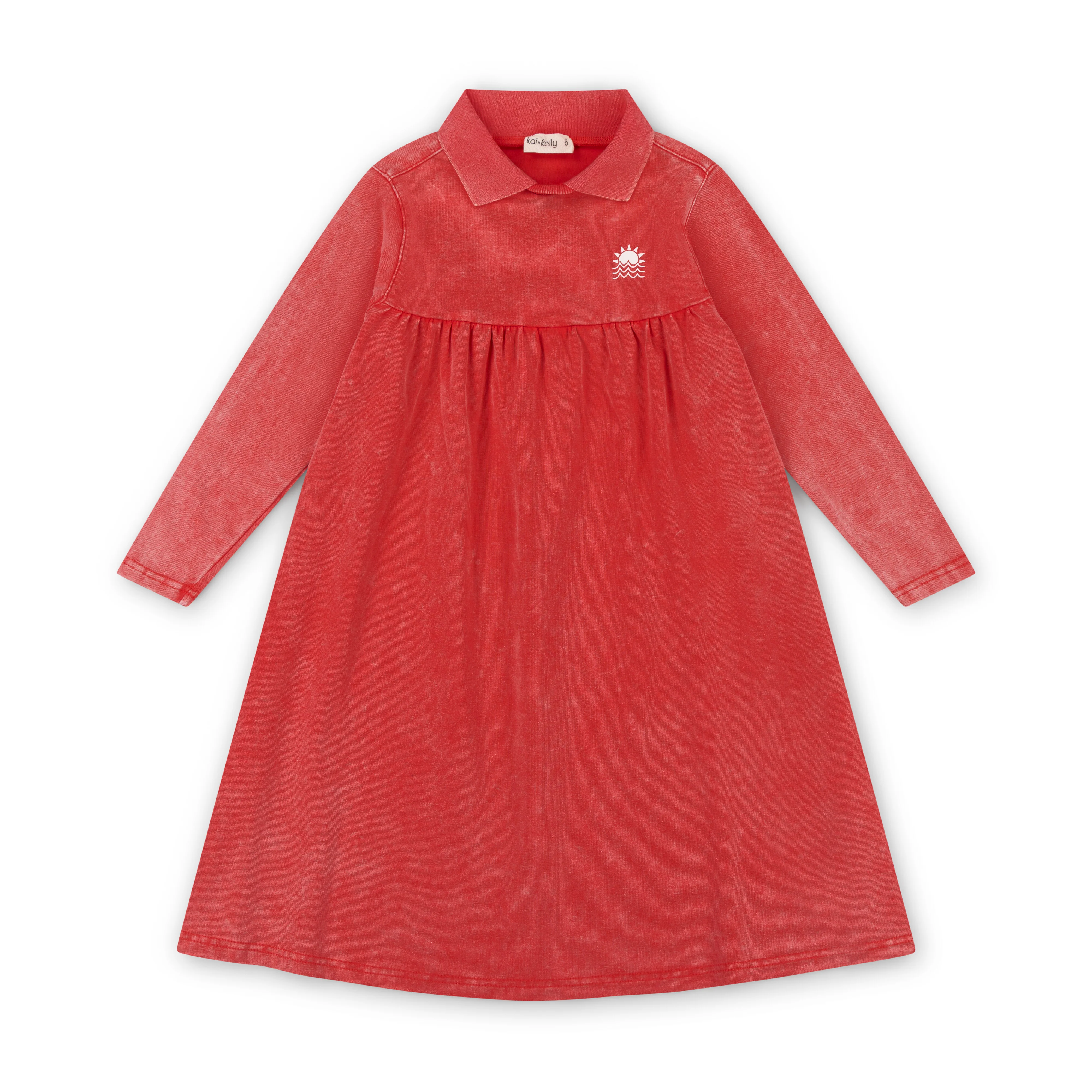 Kai & Kelly Red Collar Dress