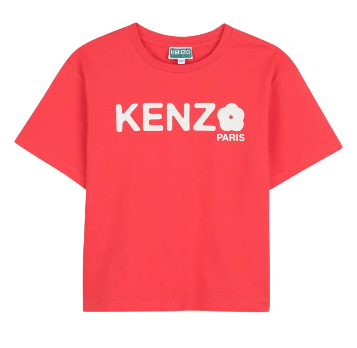 Kenzo Red Floral Logo Tee (K61807)