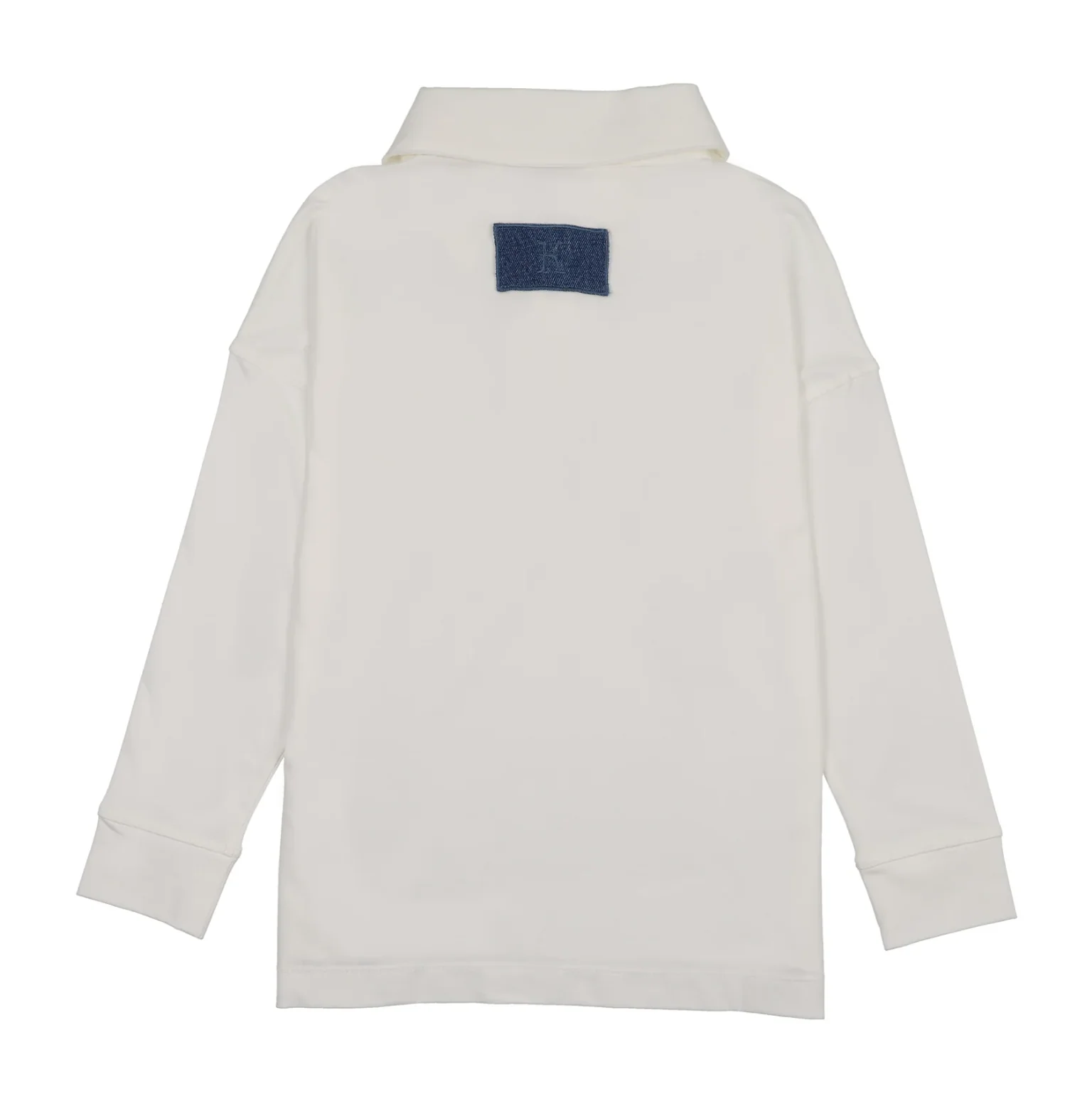 Kin And Kin White/ Blue Trimming Teen Oversized T-Shirt (D21) - Image 2
