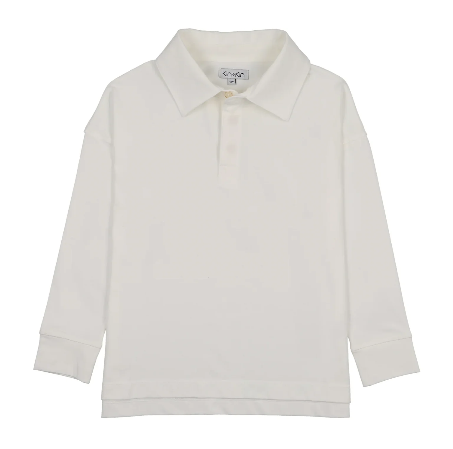 Kin And Kin White/ Mauve Trimming Teen Oversized T-Shirt (D21)