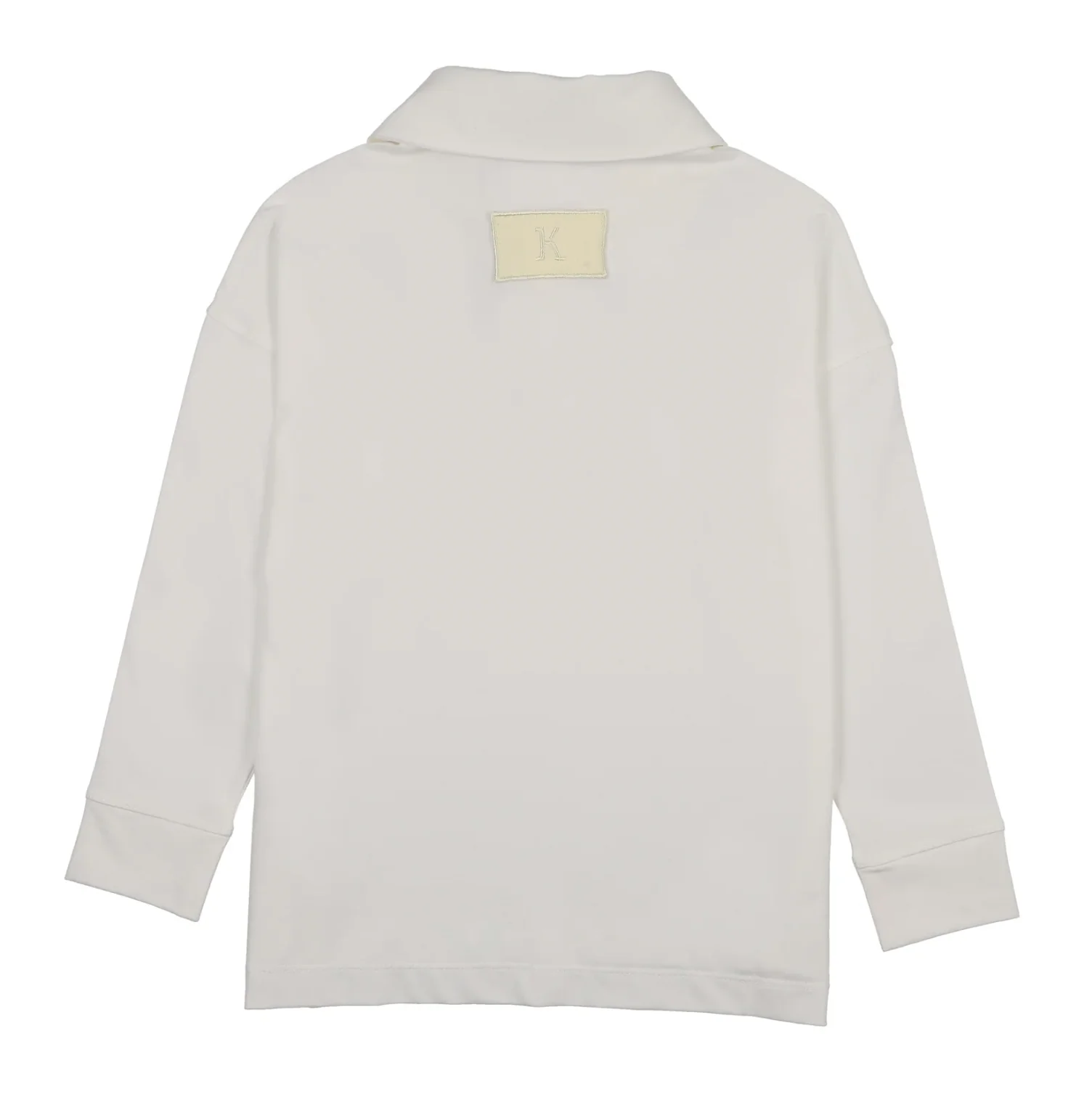 Kin And Kin White/ Yellow Trimming Teen Oversized T-Shirt (D21) - Image 2