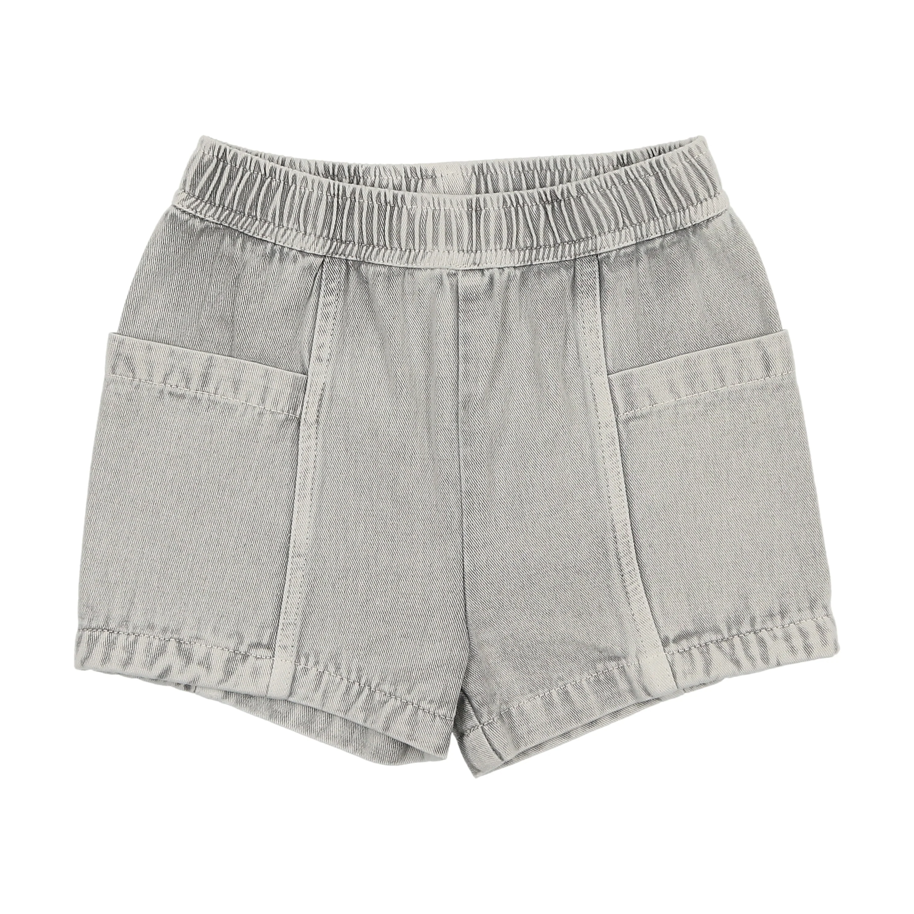 Kin + Kin Blue-Grey Denim Denim Shorts (K208)