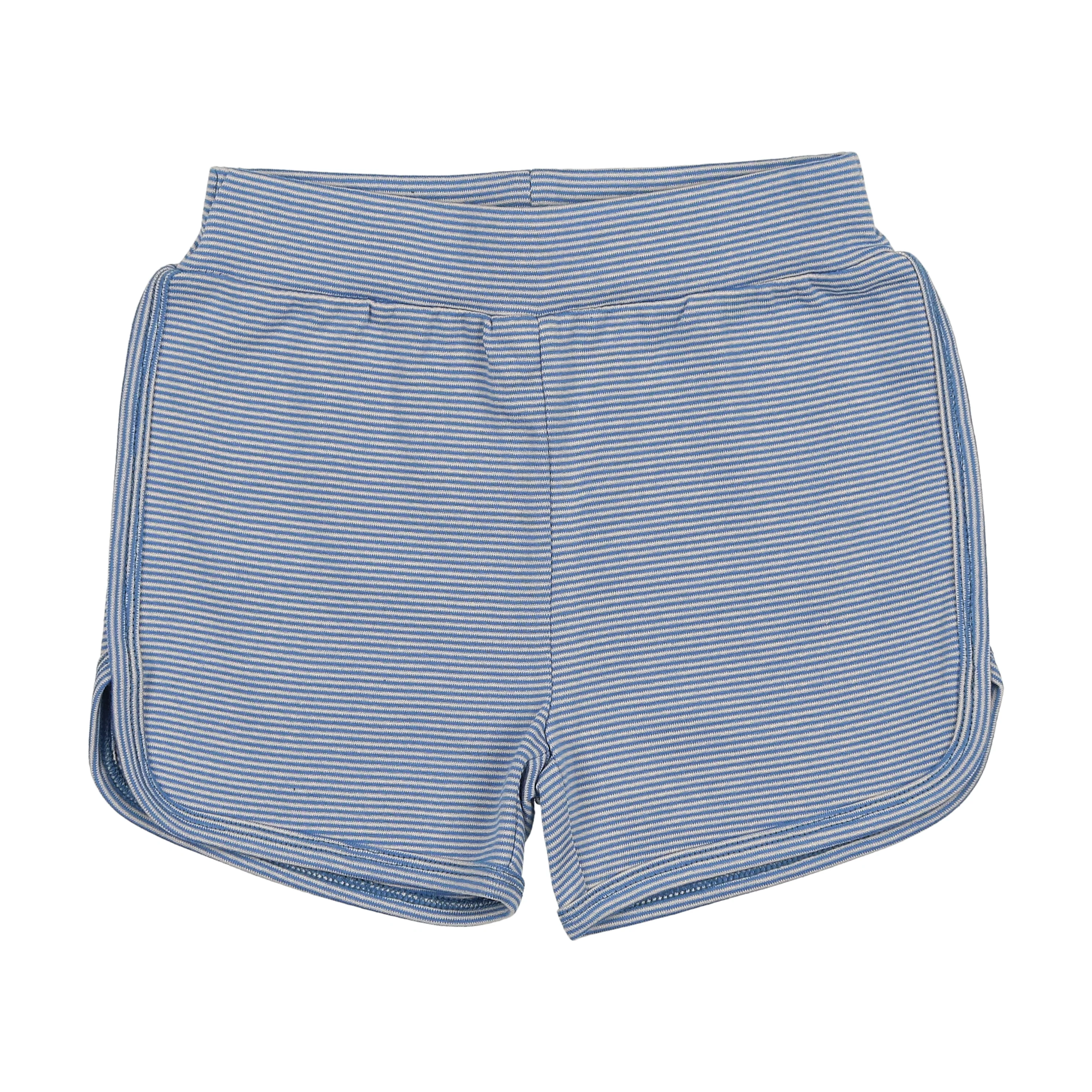 Kin + Kin Blue stripes Striped track shorts (K231)
