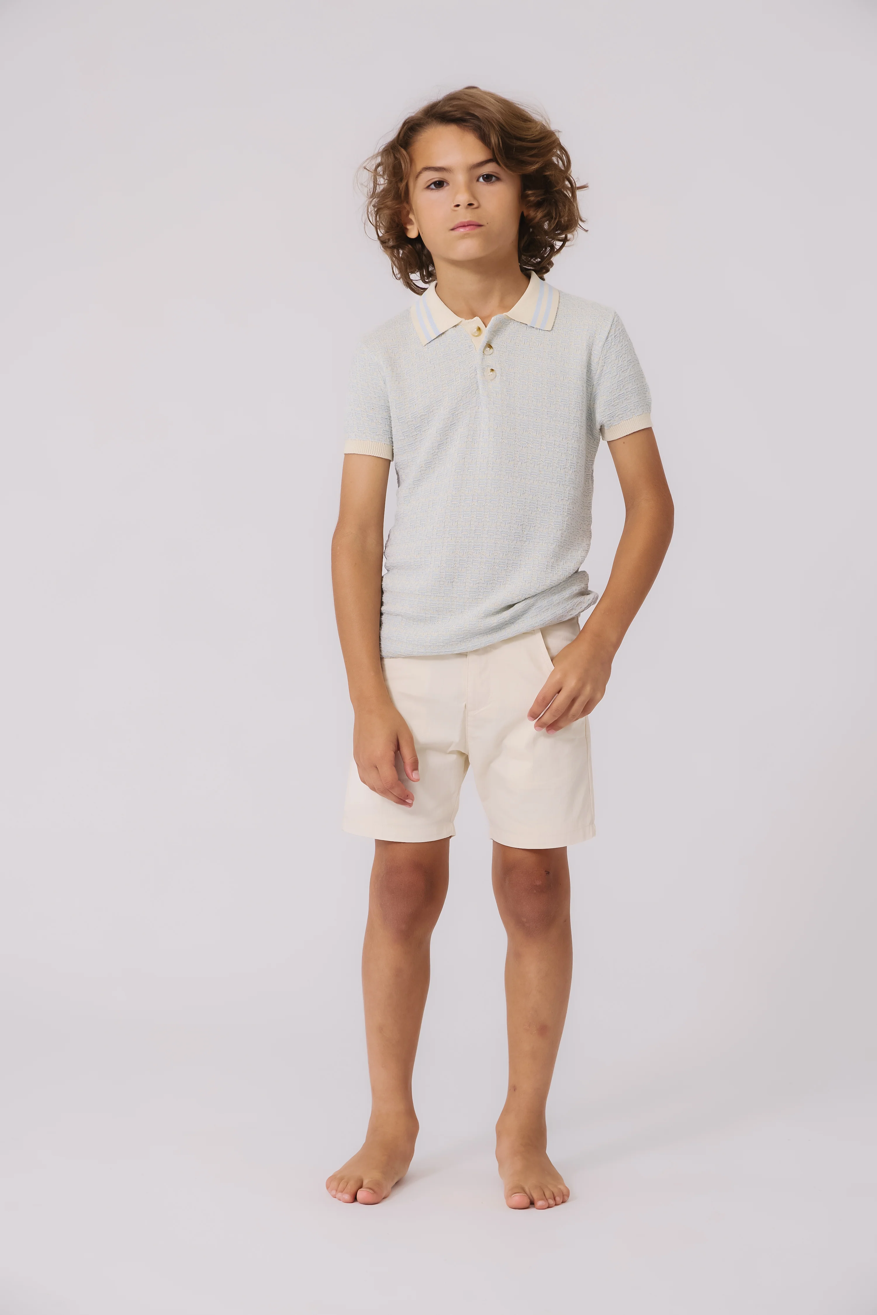 Kipp Blue Logan Knit Sweater - Image 3