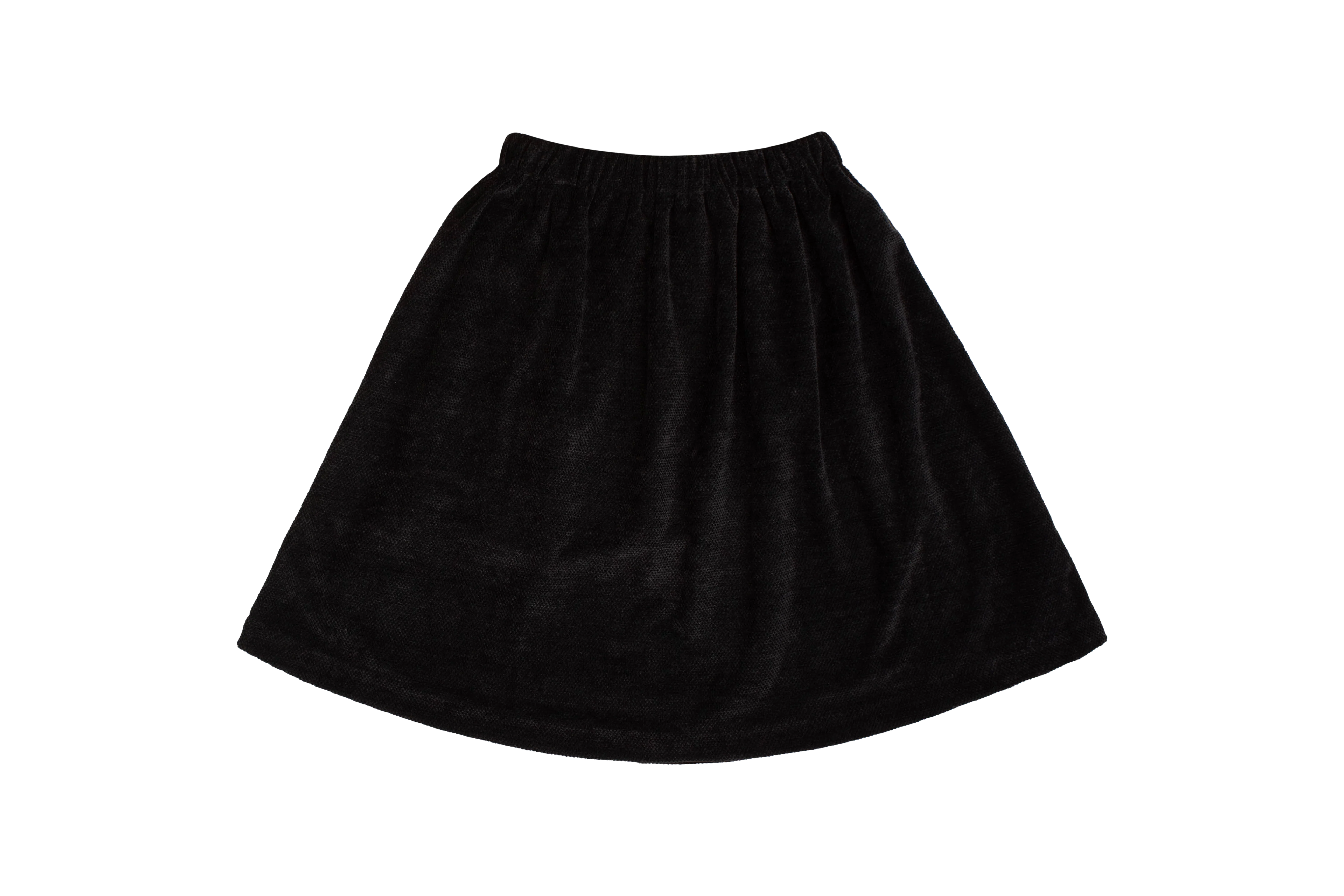 Kipp Chenille Circle Skirt Black