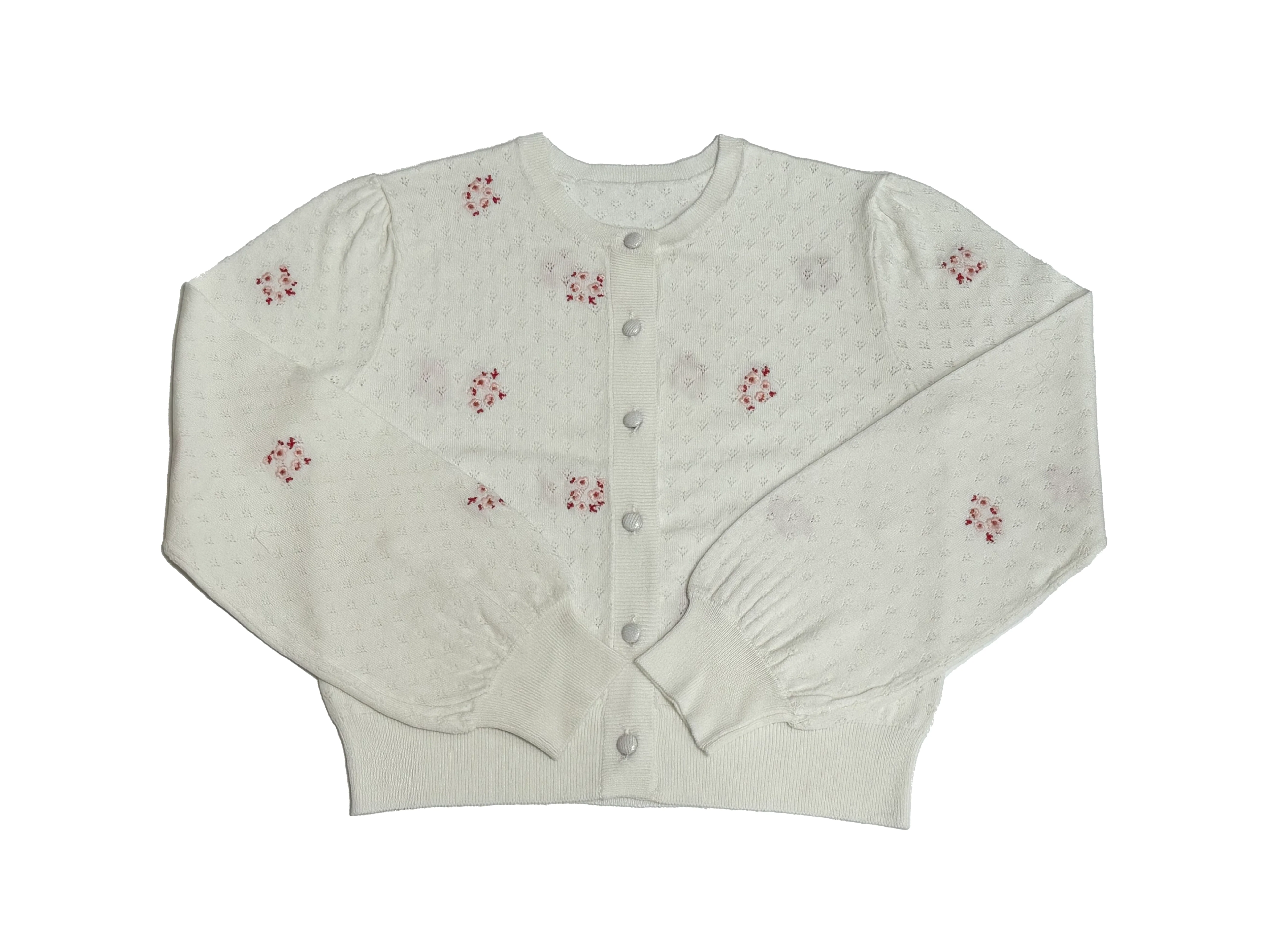 Kipp White Loretta Cardigan