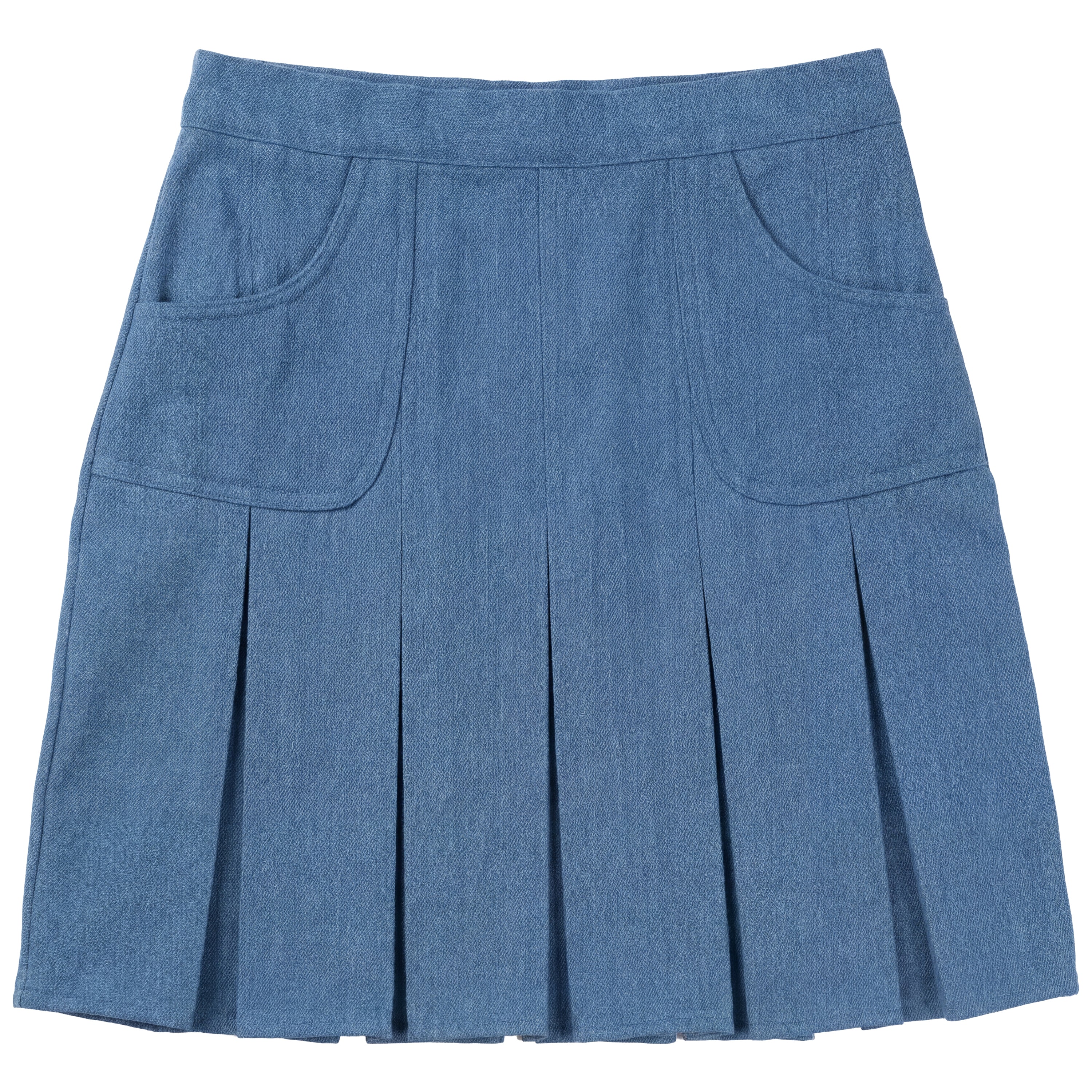 Kix Denim Denim Box Pleat Skirt K7440
