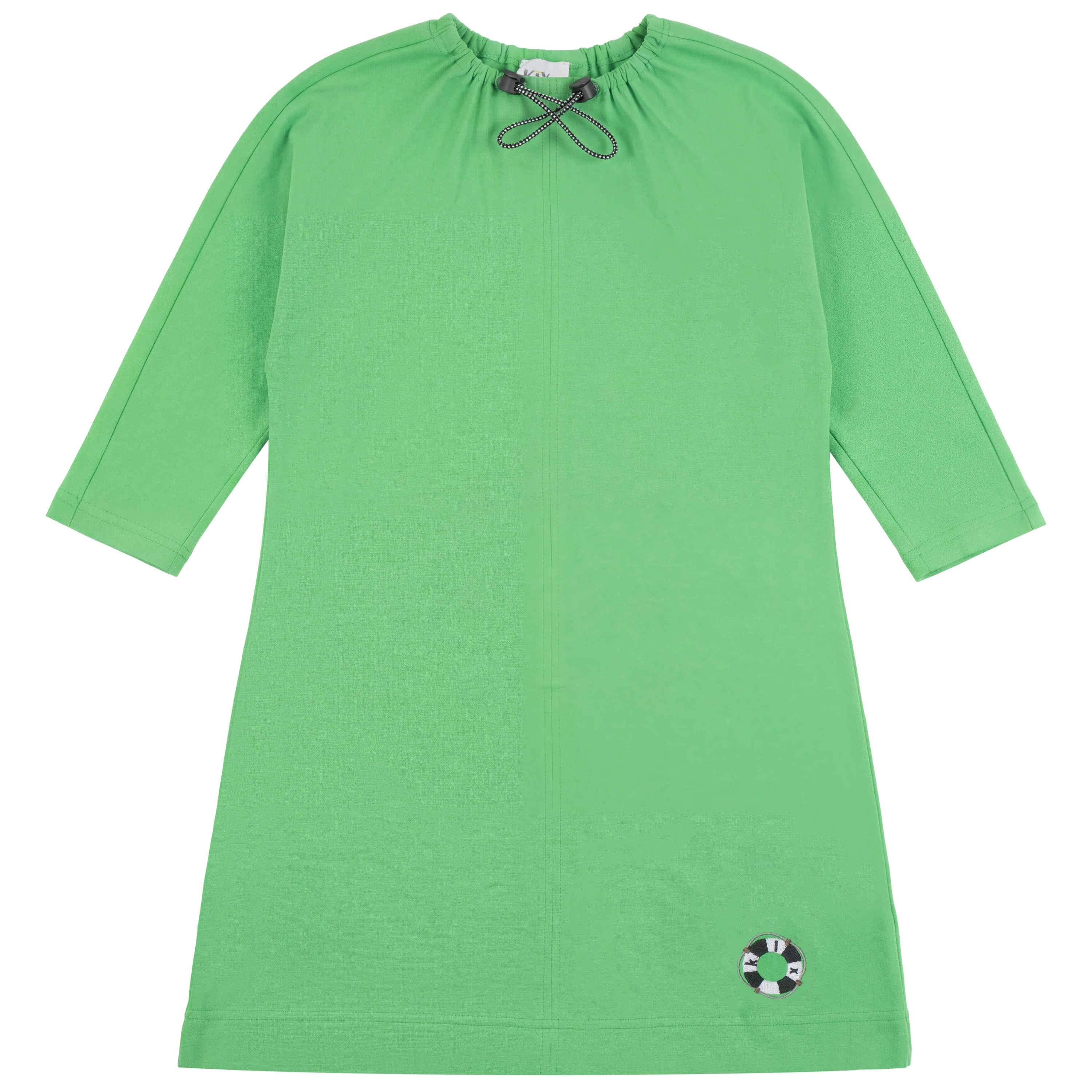 Kix Green Nautical Logo Dress K7412