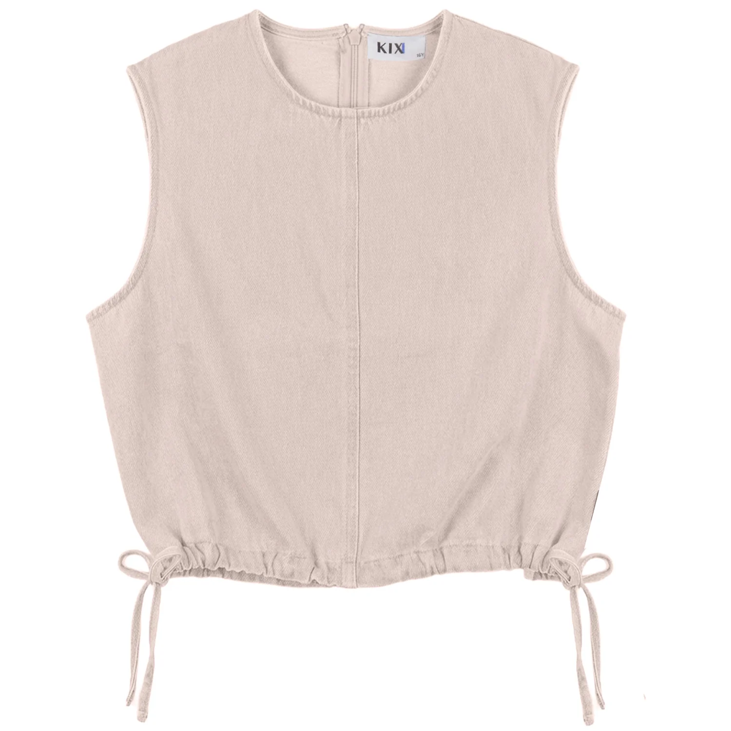 Kix Pink Cropped Side Ties Vest KT716