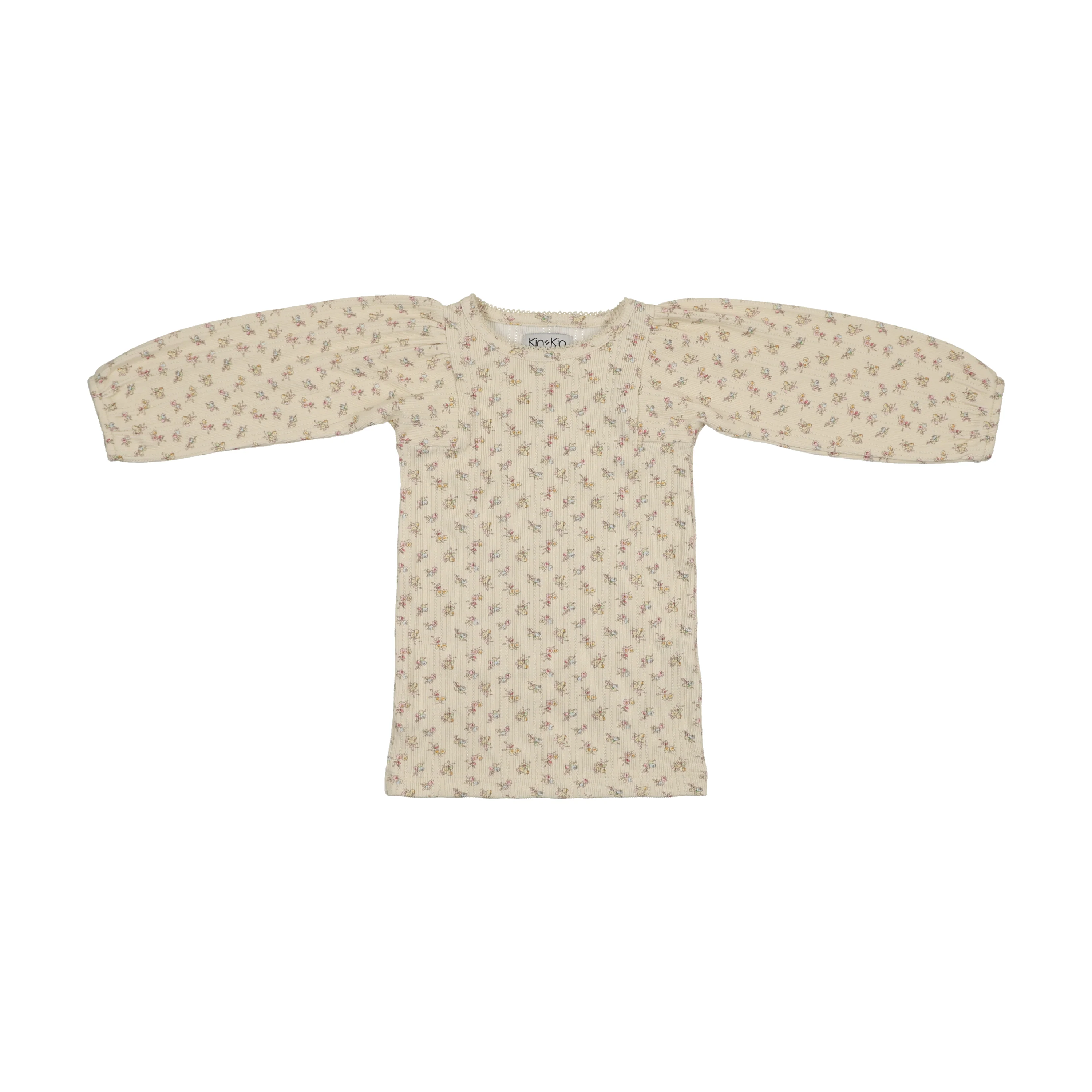 Kin And Kin Printed 3/4 Sleeve T-Shirt - Floral