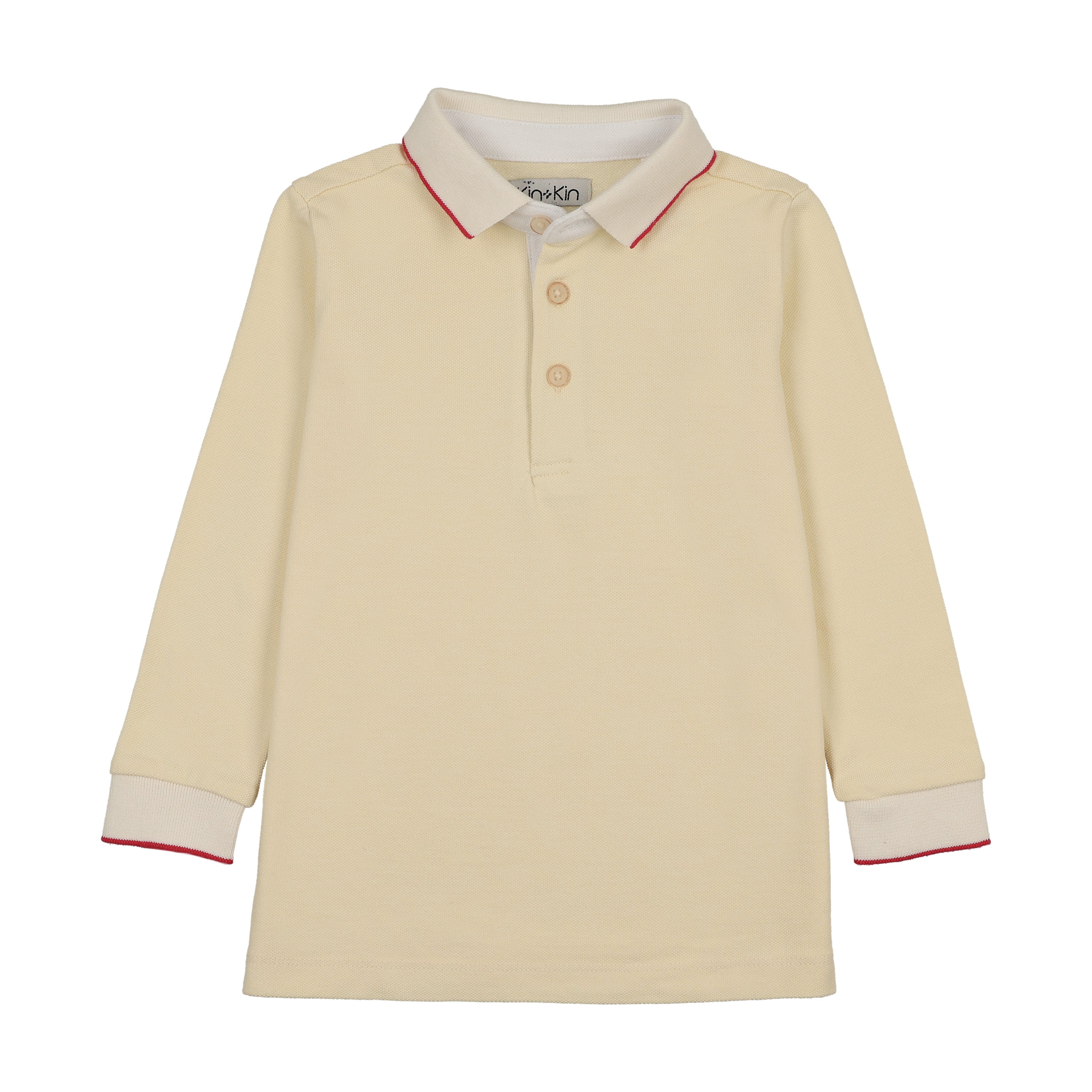 Kin And Kin Pique Polo - Yellow