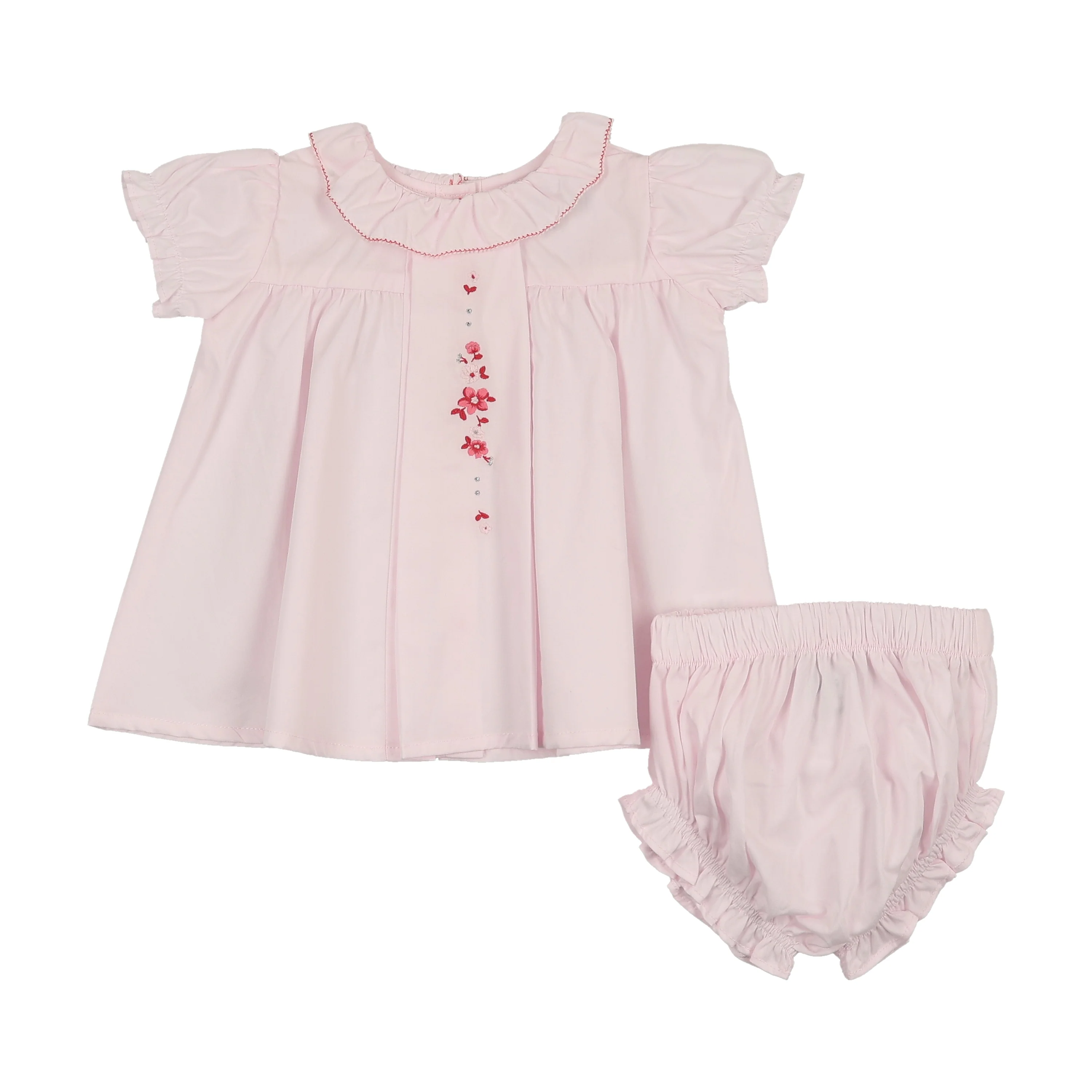 Kin And Kin Baby Shirt + Bloomer Set - Light Pink