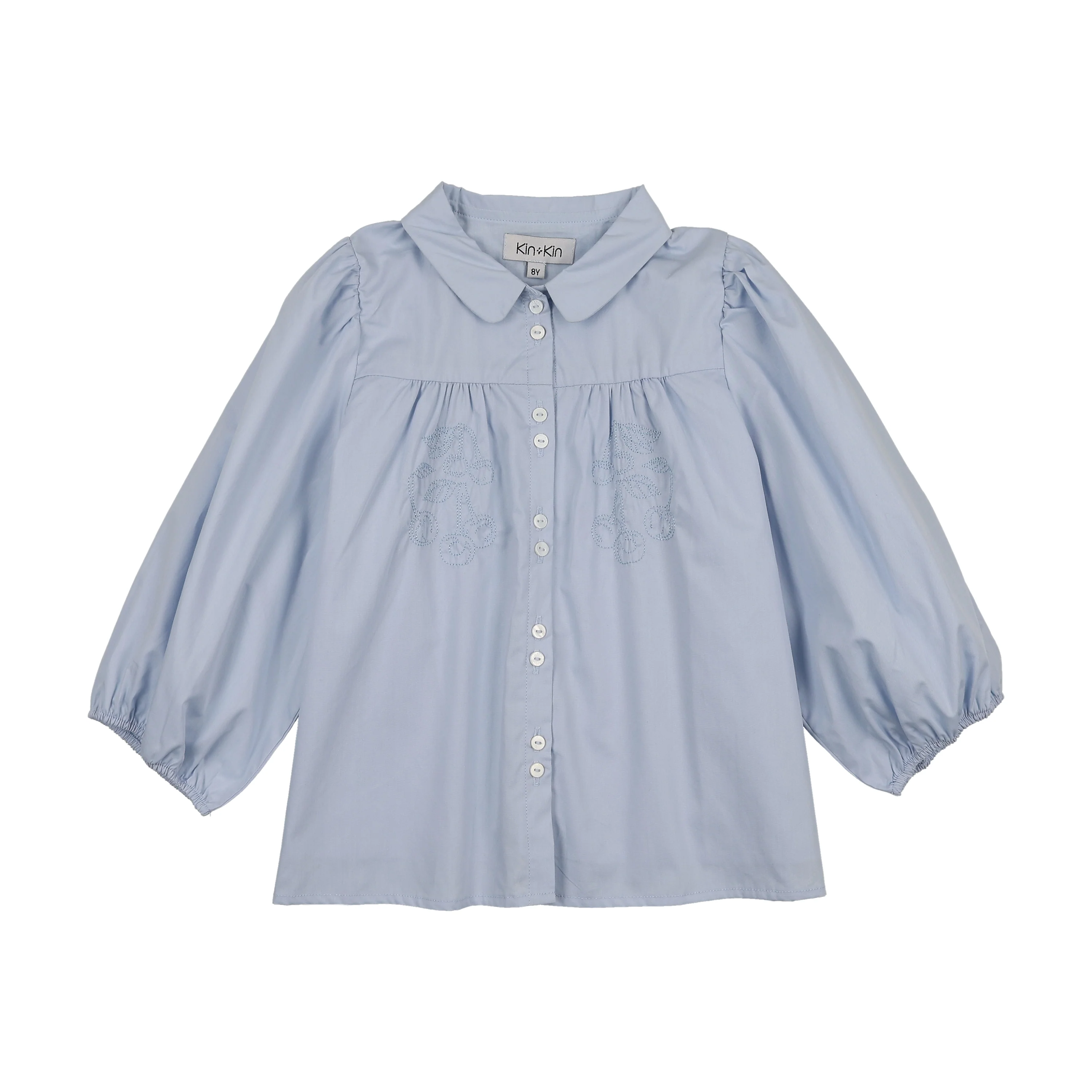 Kin And Kin Girl'S Shirt - Light Blue