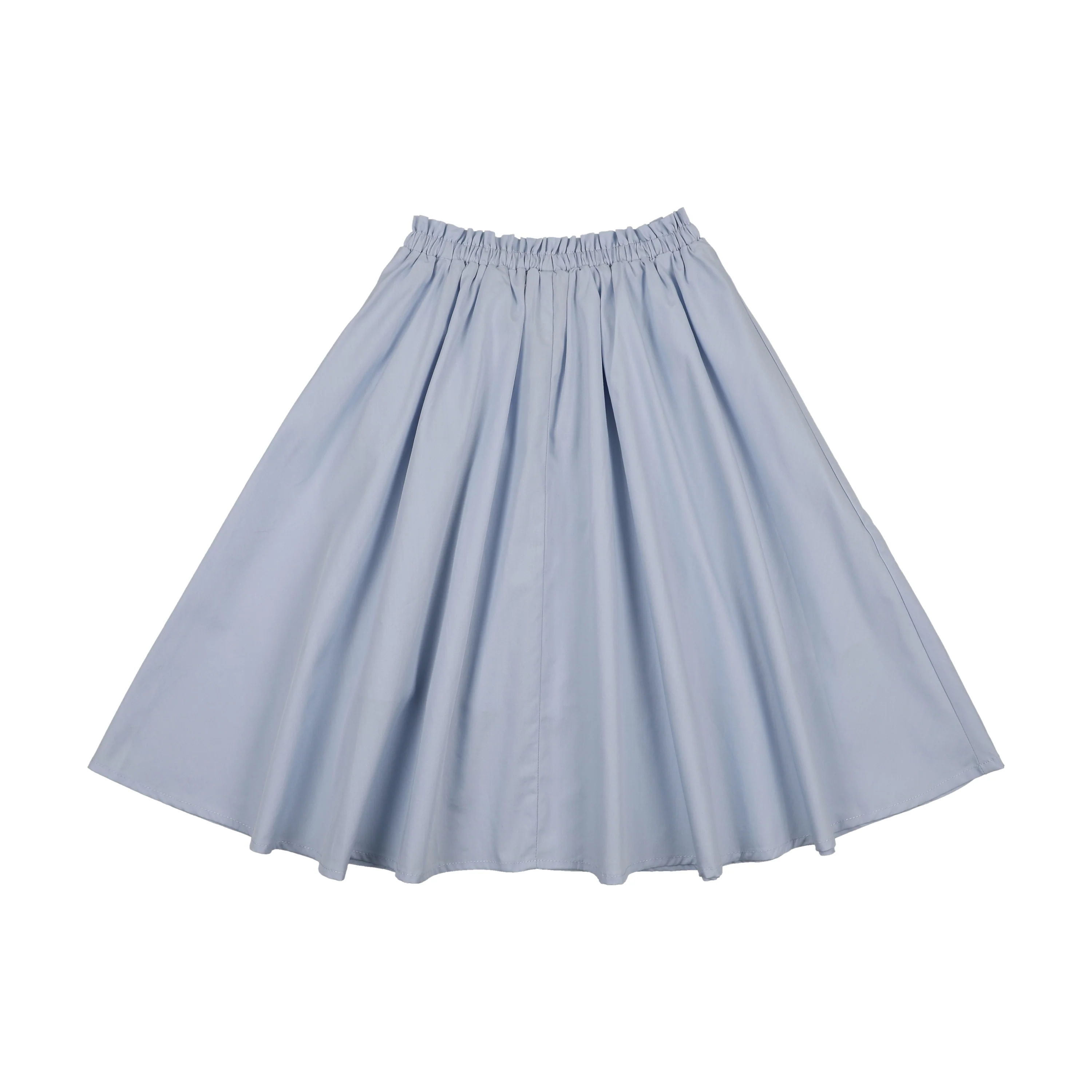 Kin And Kin Gathered Short Skirt - Light Blue