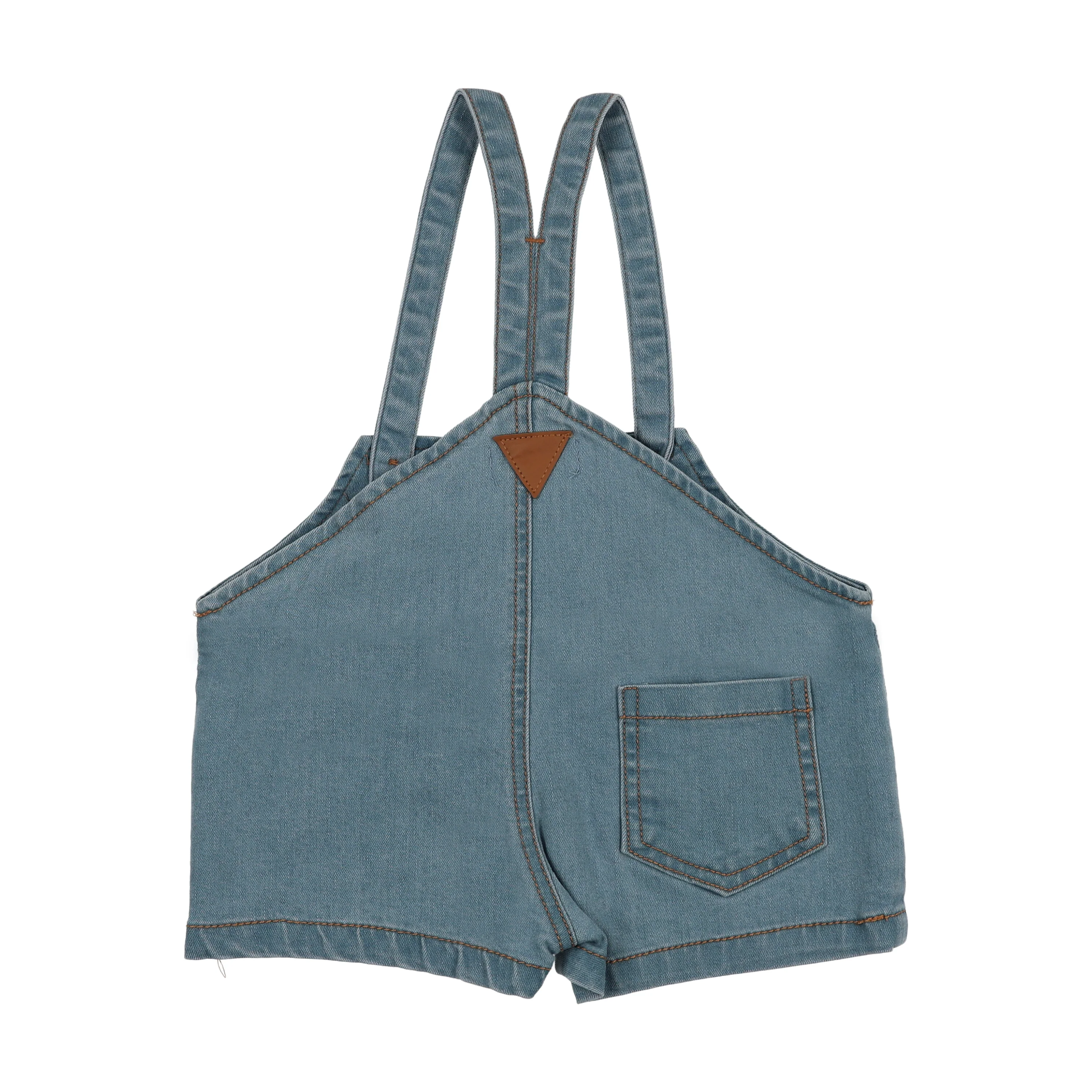 Kin And Kin Chambray Overall - Blue Chambray - Image 2