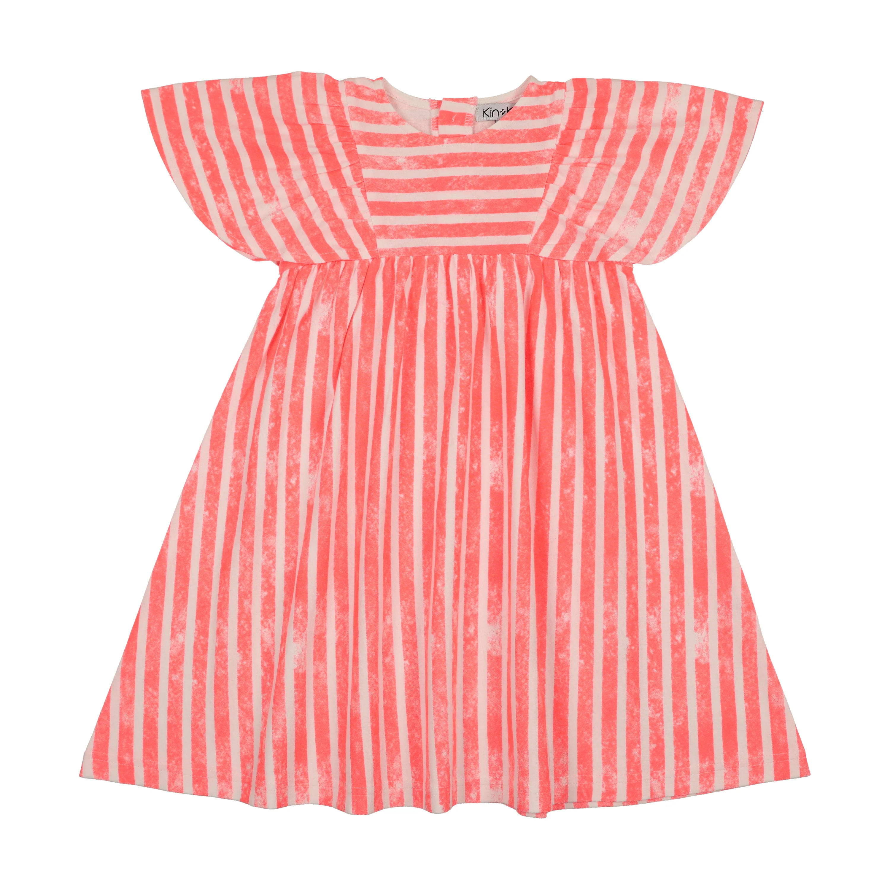 Kin And Kin Striped Jumper - Neon Pink Stripes