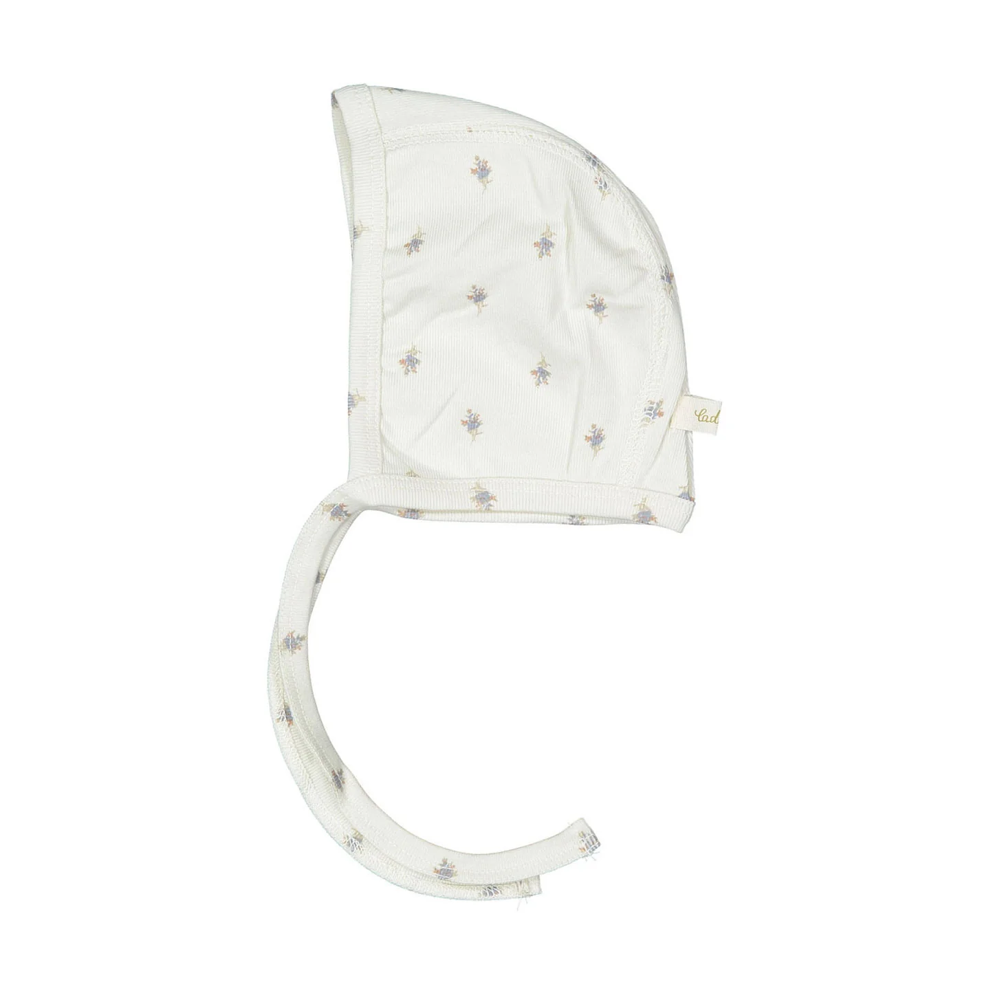 Ladida Layette Cotton Wrap Blue Cotton ForgetāMeāNot Bonnet