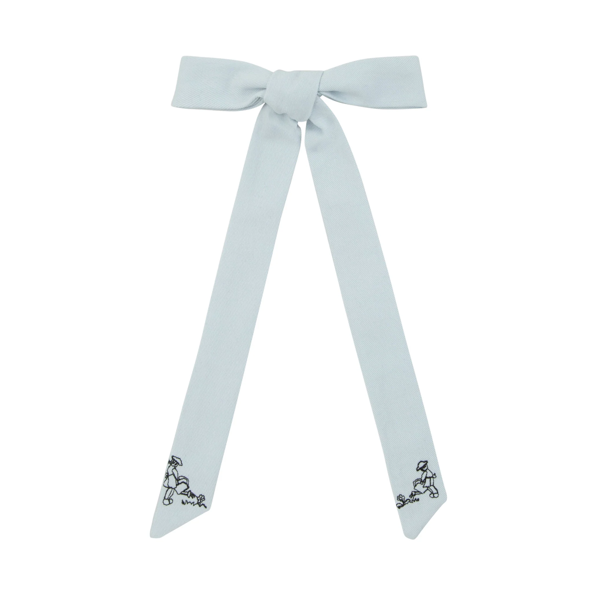 Le Enfant Garden Bow Medium Light Blue- FINAL SALE