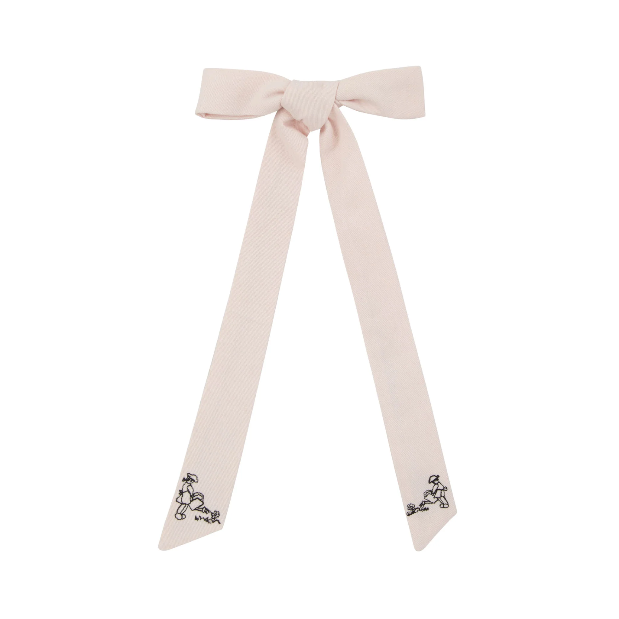 Le Enfant Garden Bow Medium Soft Rose- FINAL SALE