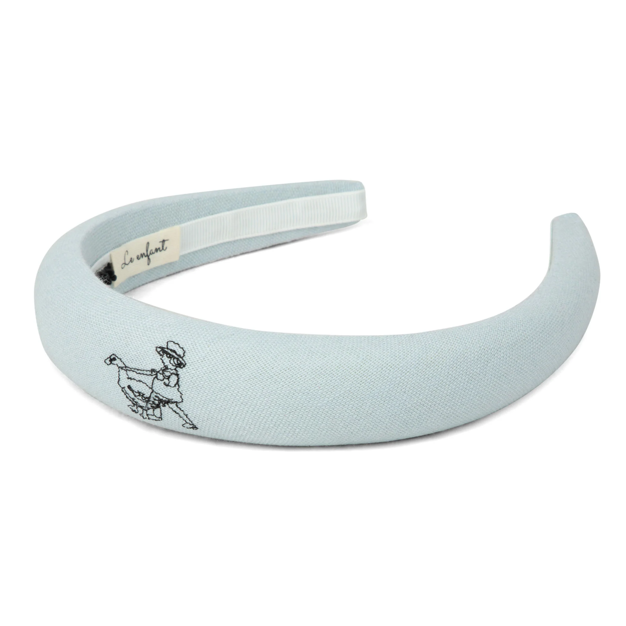 Le Enfant Garden Hairband Light Blue- FINAL SALE