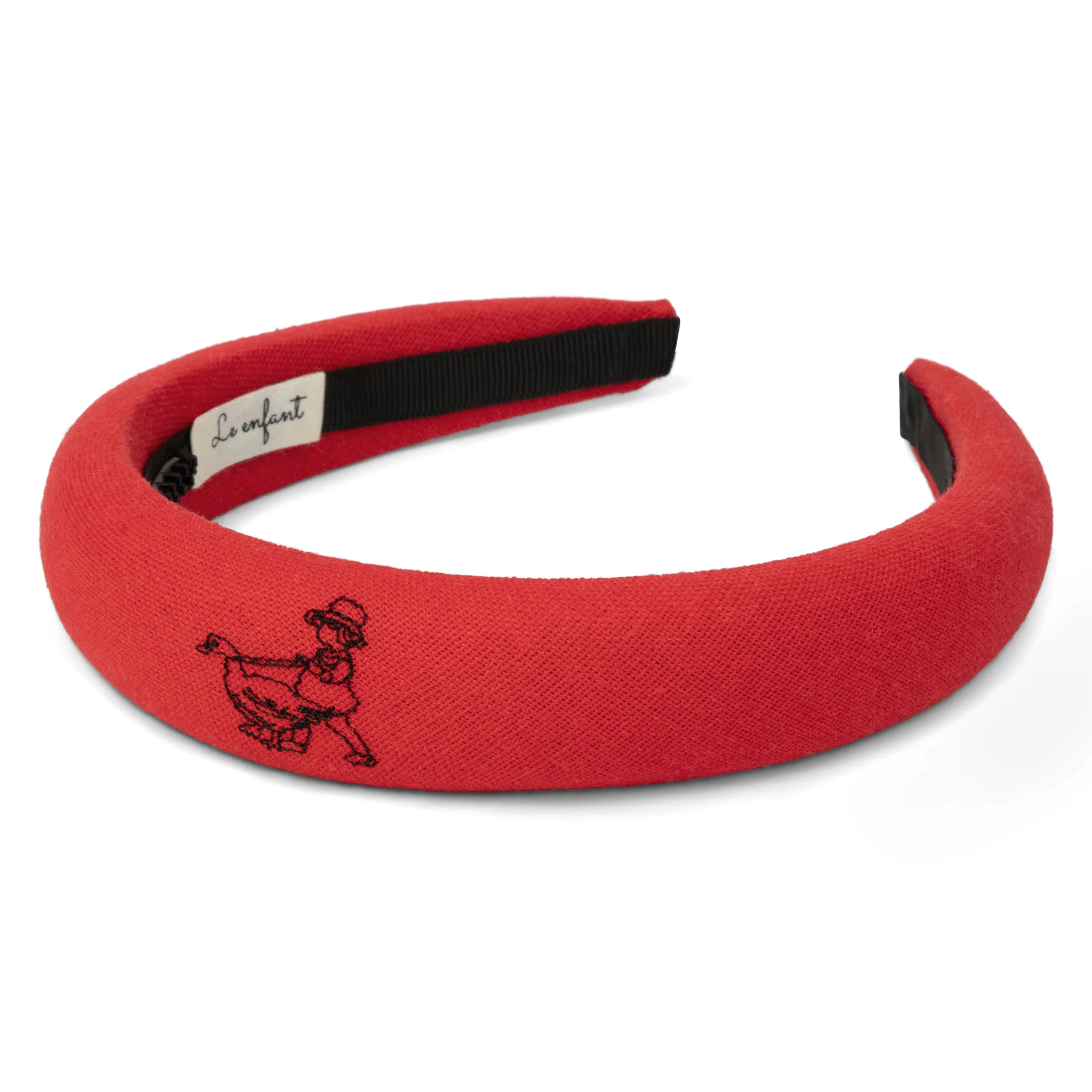 Le Enfant Garden Hairband Red- FINAL SALE