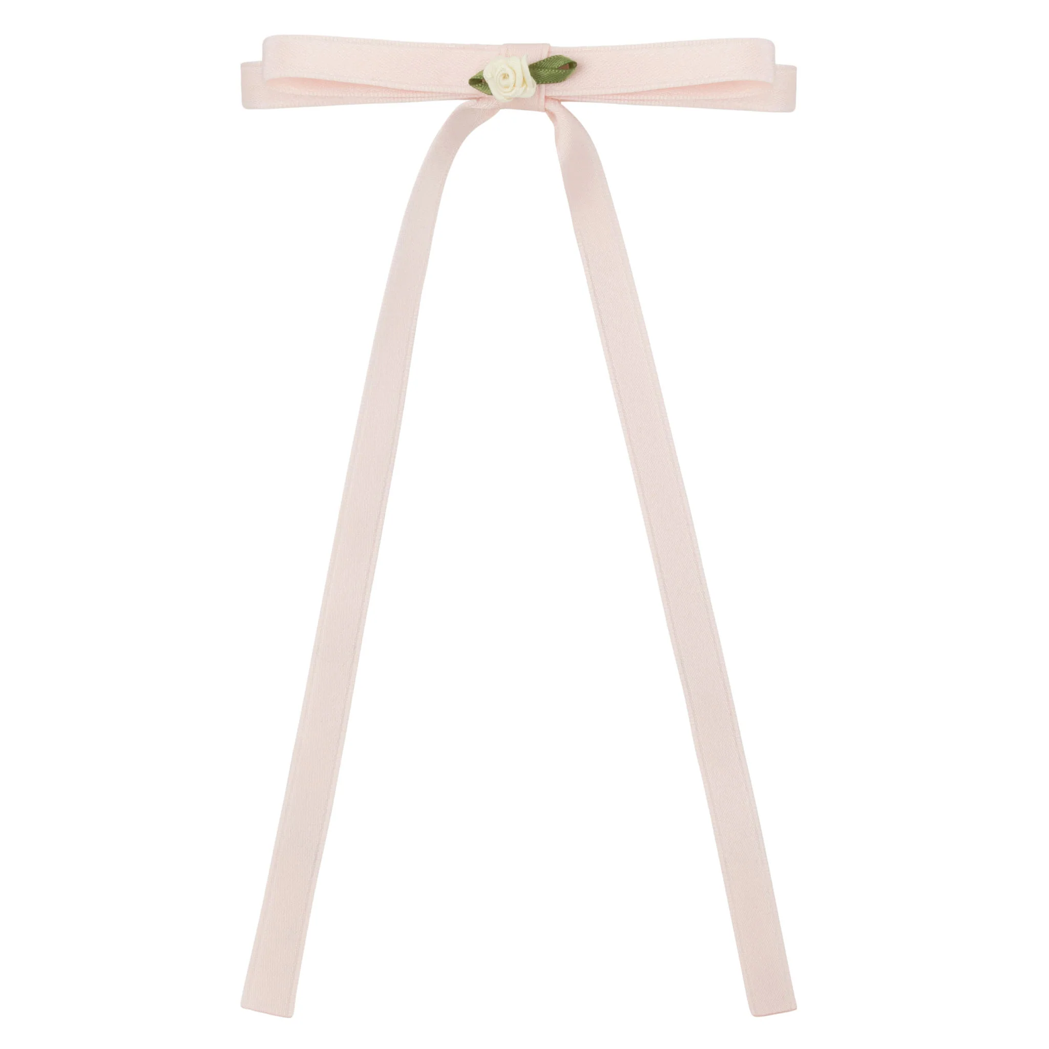Le Enfant Rose Bows Long Soft Pink- FINAL SALE