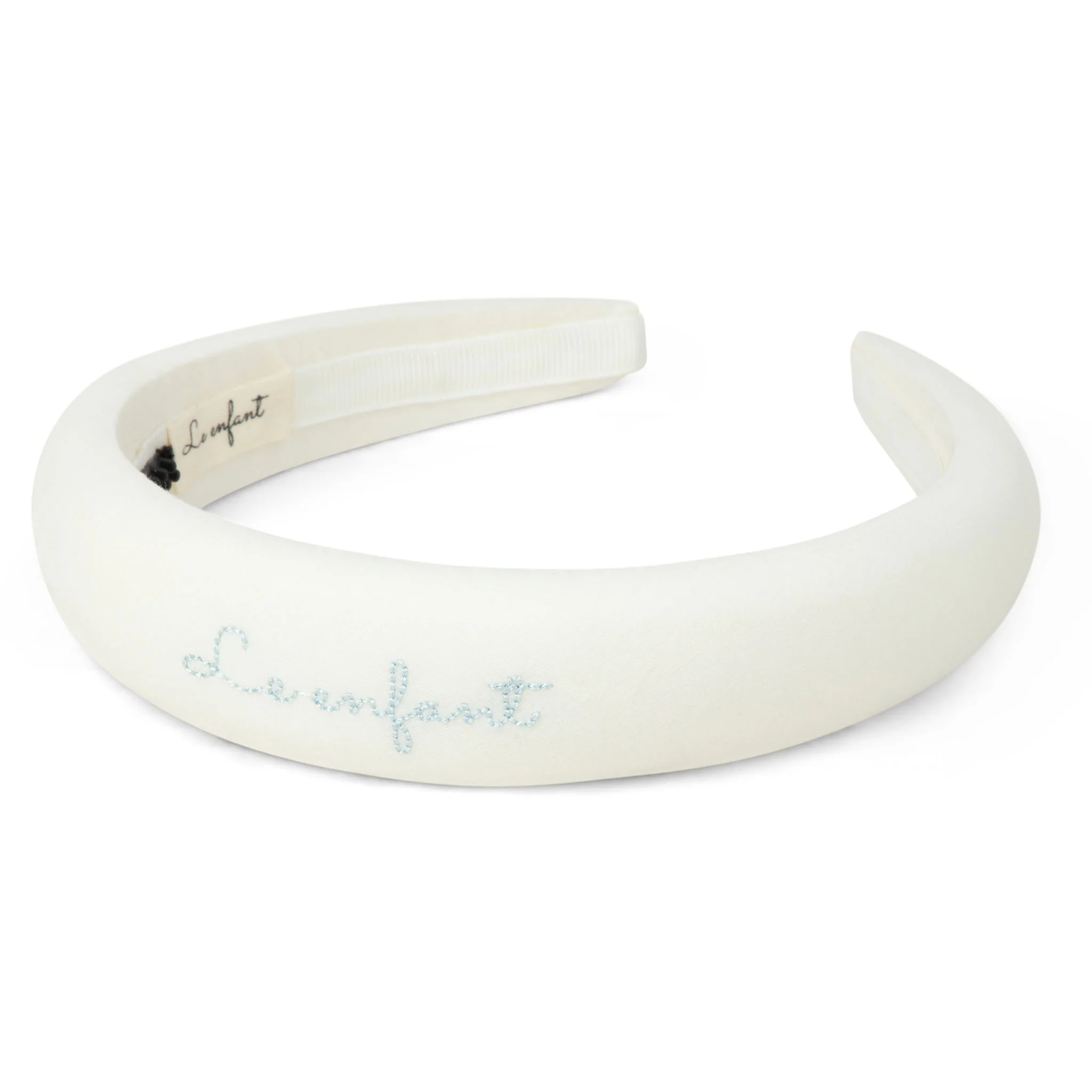 Le Enfant Stitched Hairband White- FINAL SALE