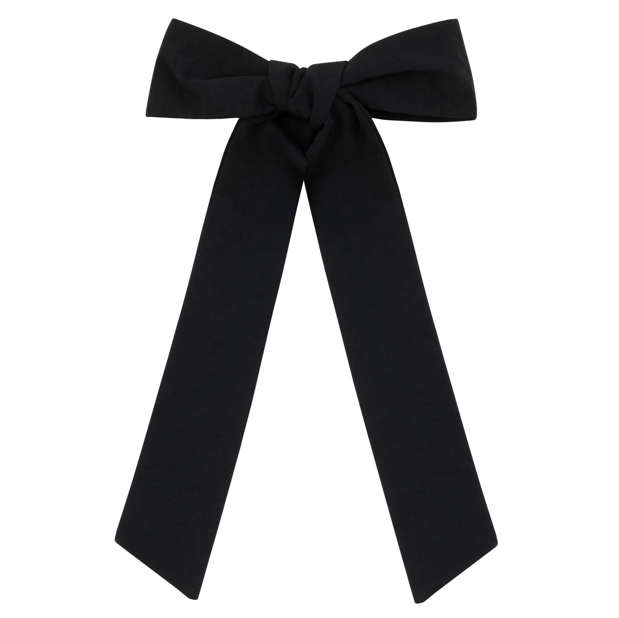 Le Enfant Taffetta Oversized Bows Black- FINAL SALE