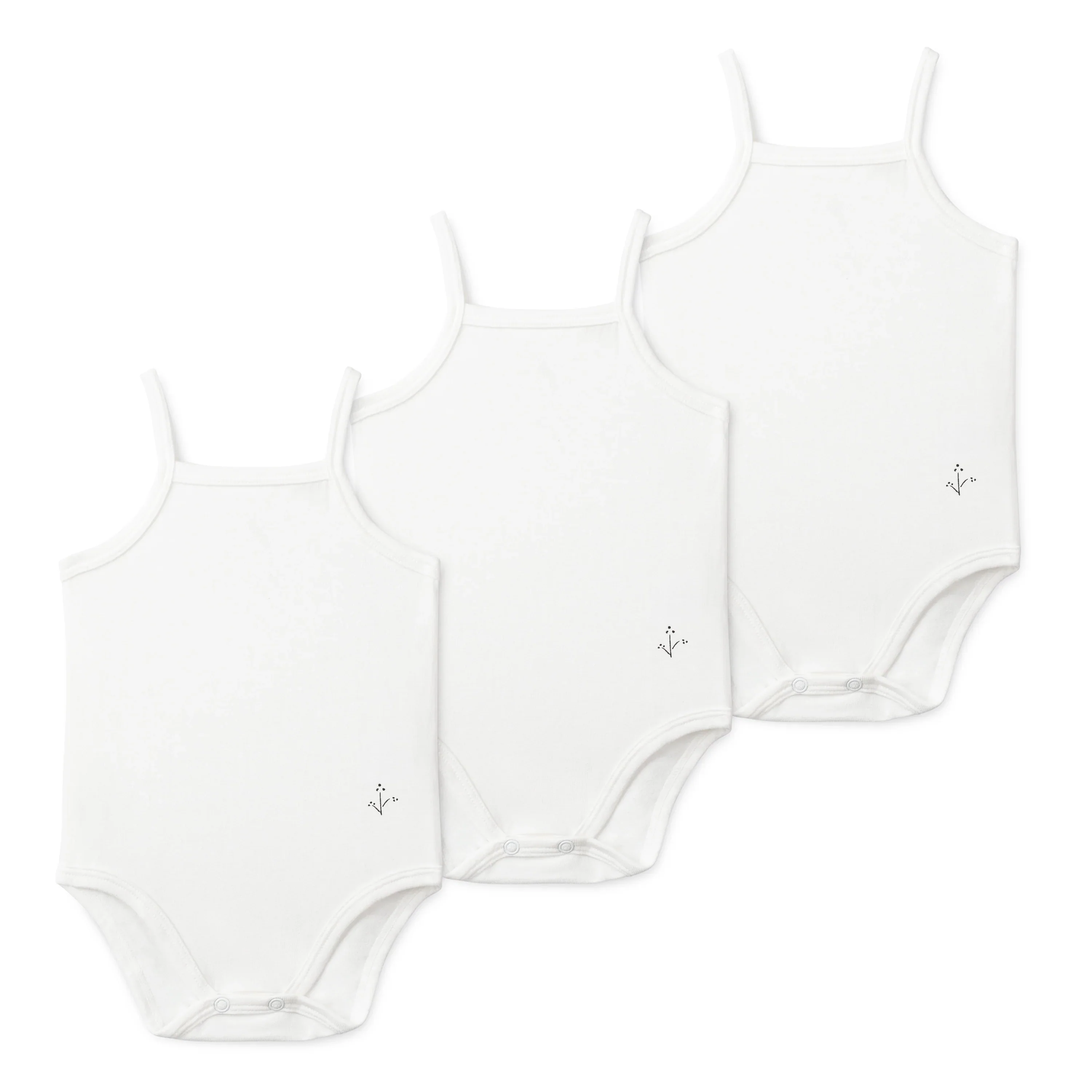 Lilette By Lil Legs BOYS SOLID UNDERSHIRTS White