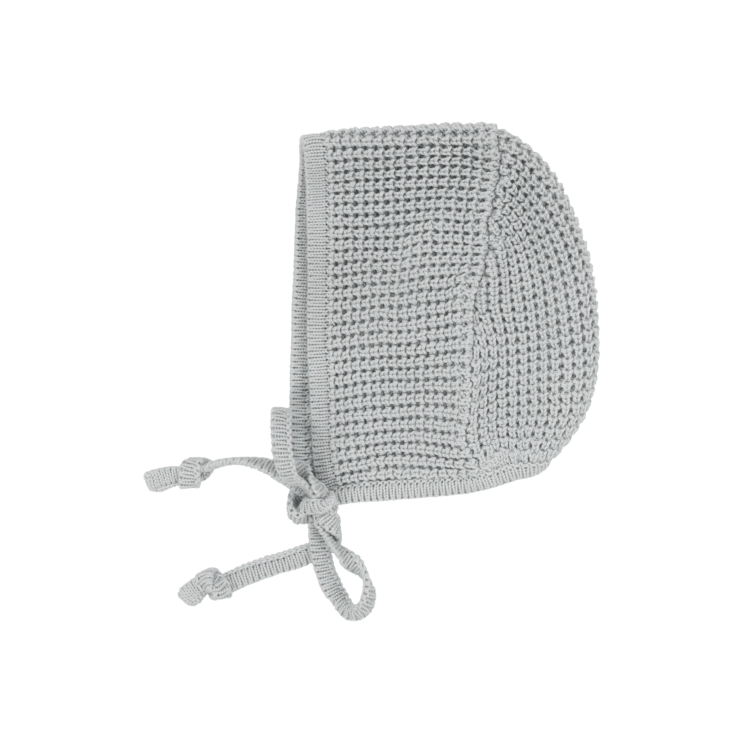 Lilette By Lil Legs Chunky Knit Bonnet Pale Blue