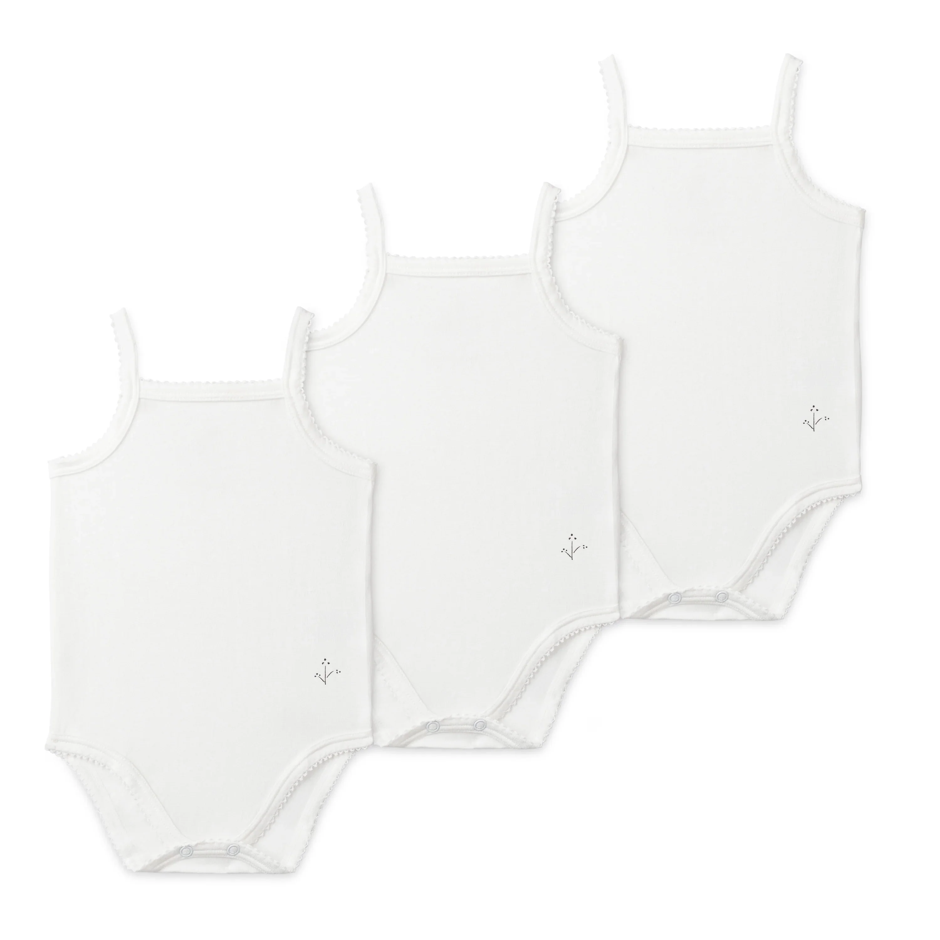 Lilette By Lil Legs GIRLS SOLID UNDERSHIRTS White