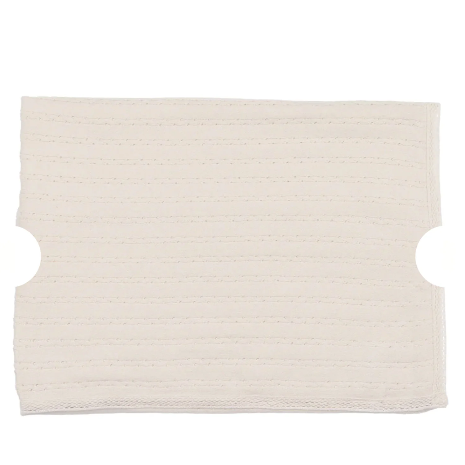 Lilette By Lil Legs Pointelle Knit Blanket Cream