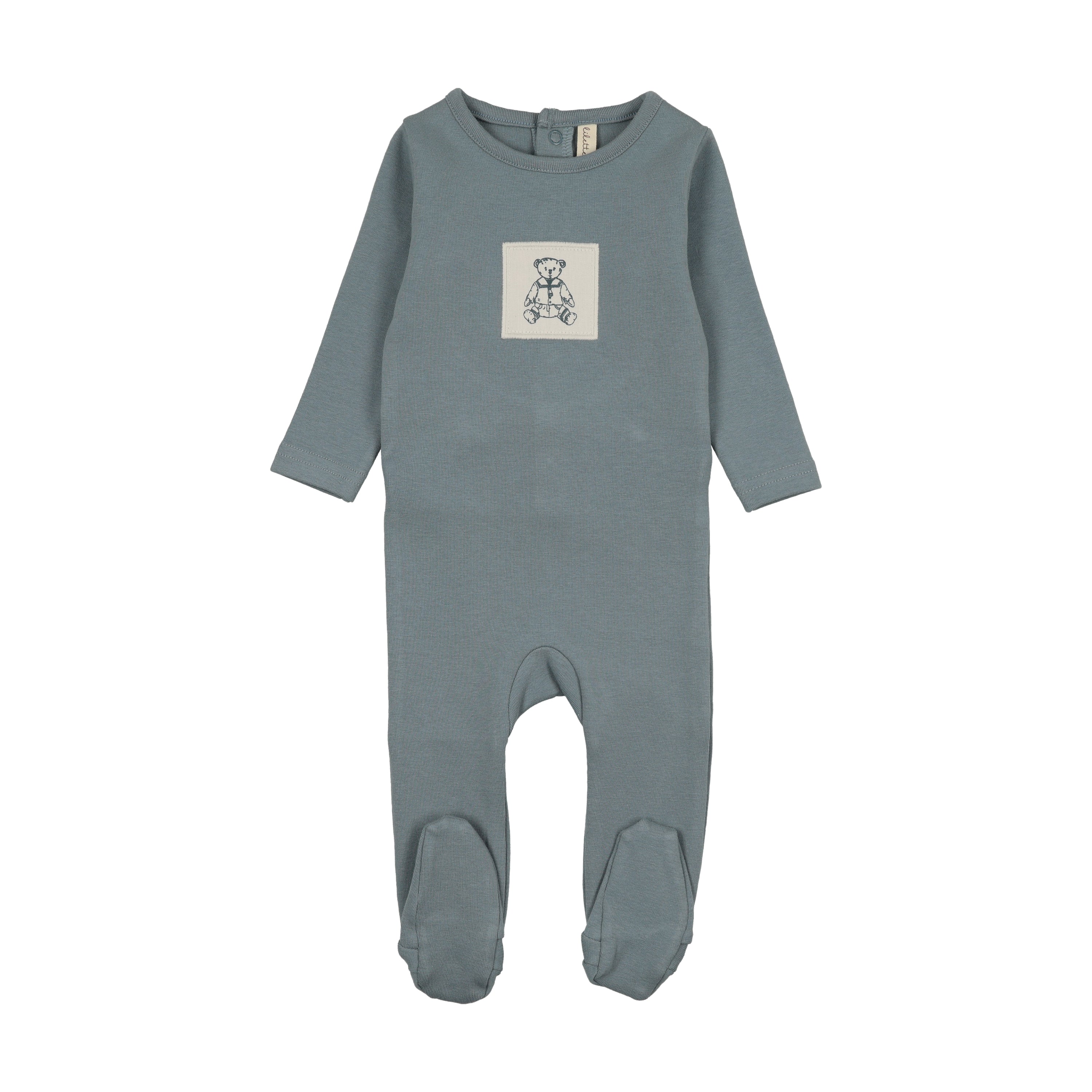 Lilette Graphic Tag Footie - Ocean