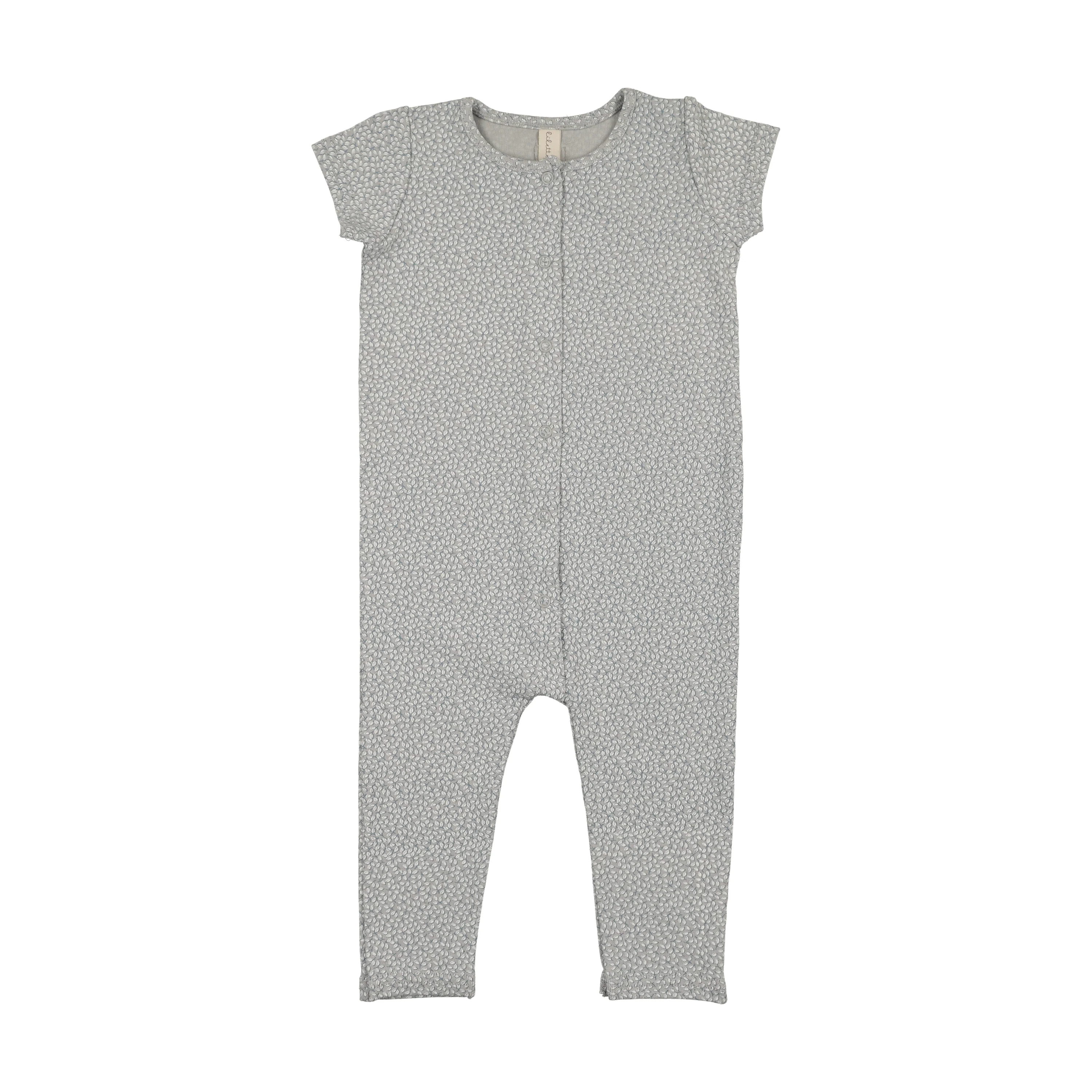 Lilette Mini Print Romper - Pale Blue
