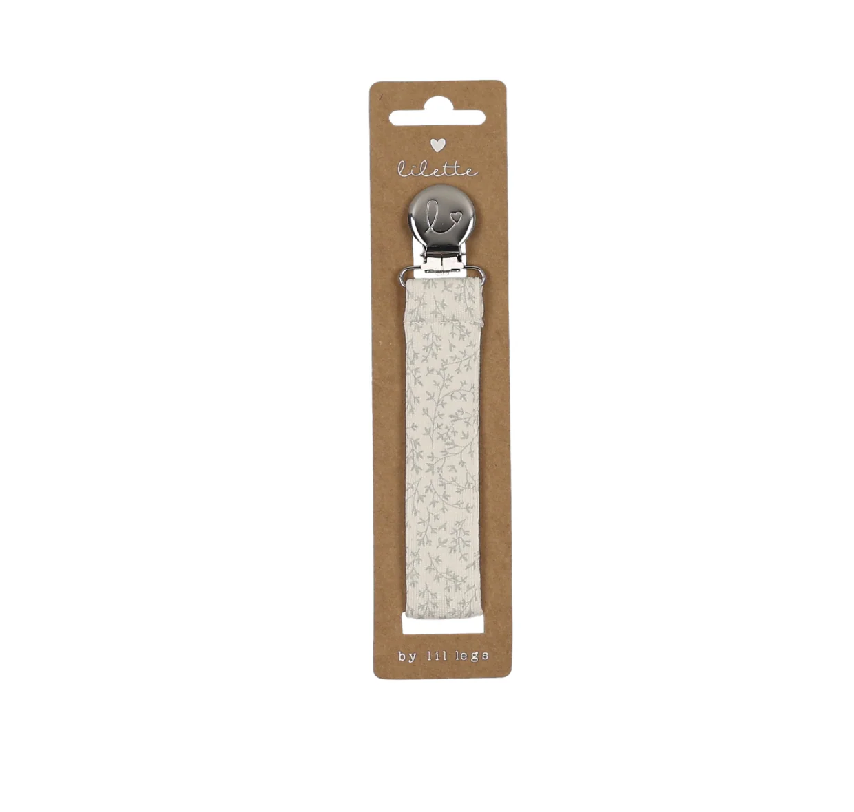 Lilette Pacifier Clips - Leaf Blue