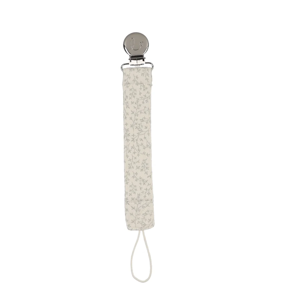 Lilette Pacifier Clips - Leaf Blue - Image 2
