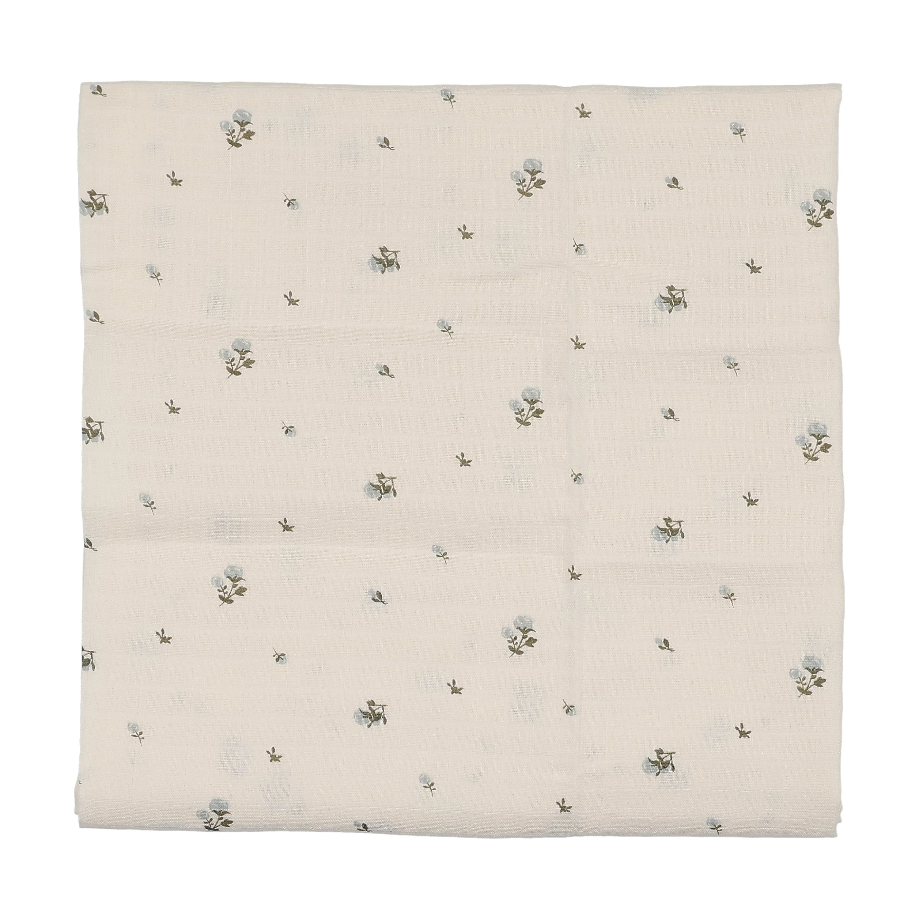 Lilette Rosebud Bassinet Sheet - Rosebud Blue - Image 2