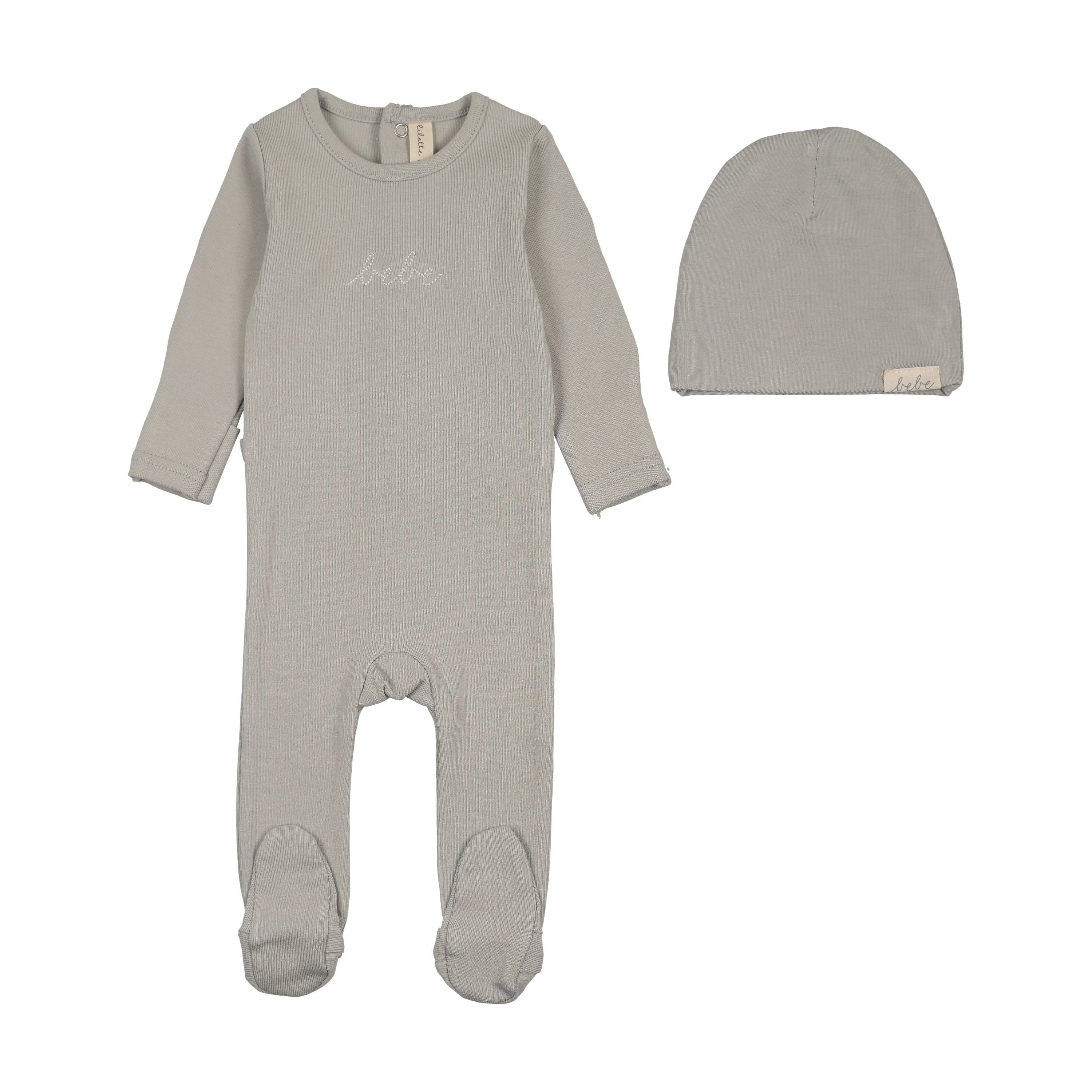 Lilette Take Me Home Bebe Footie Set - Pale Blue