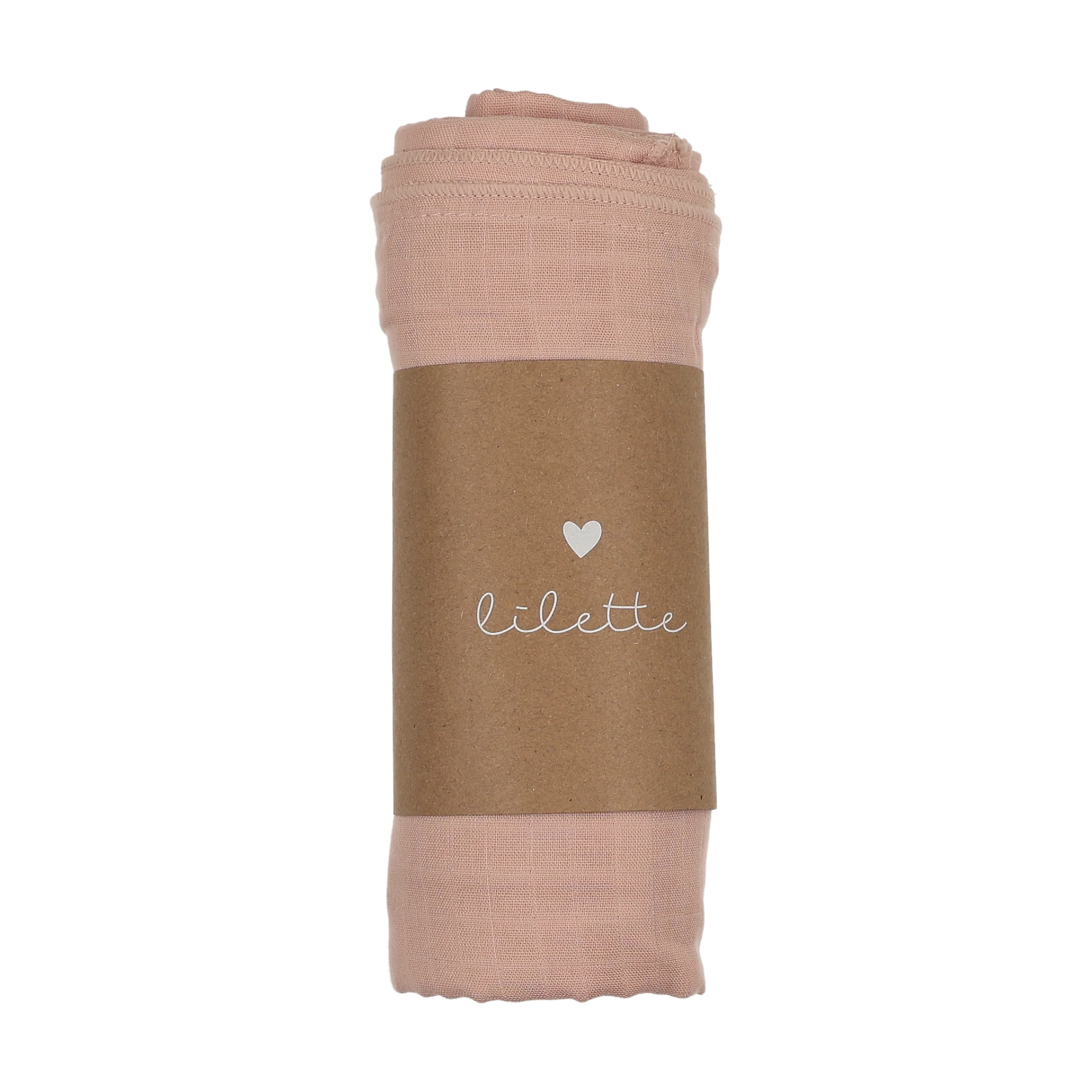 Lilette Take me Home Bebe Muslin Swaddle - Dusty Pink