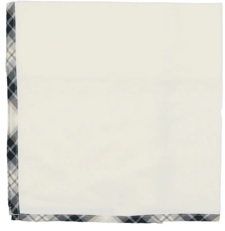 Lillette By Lil Legs White Bear Embroidered Blanket