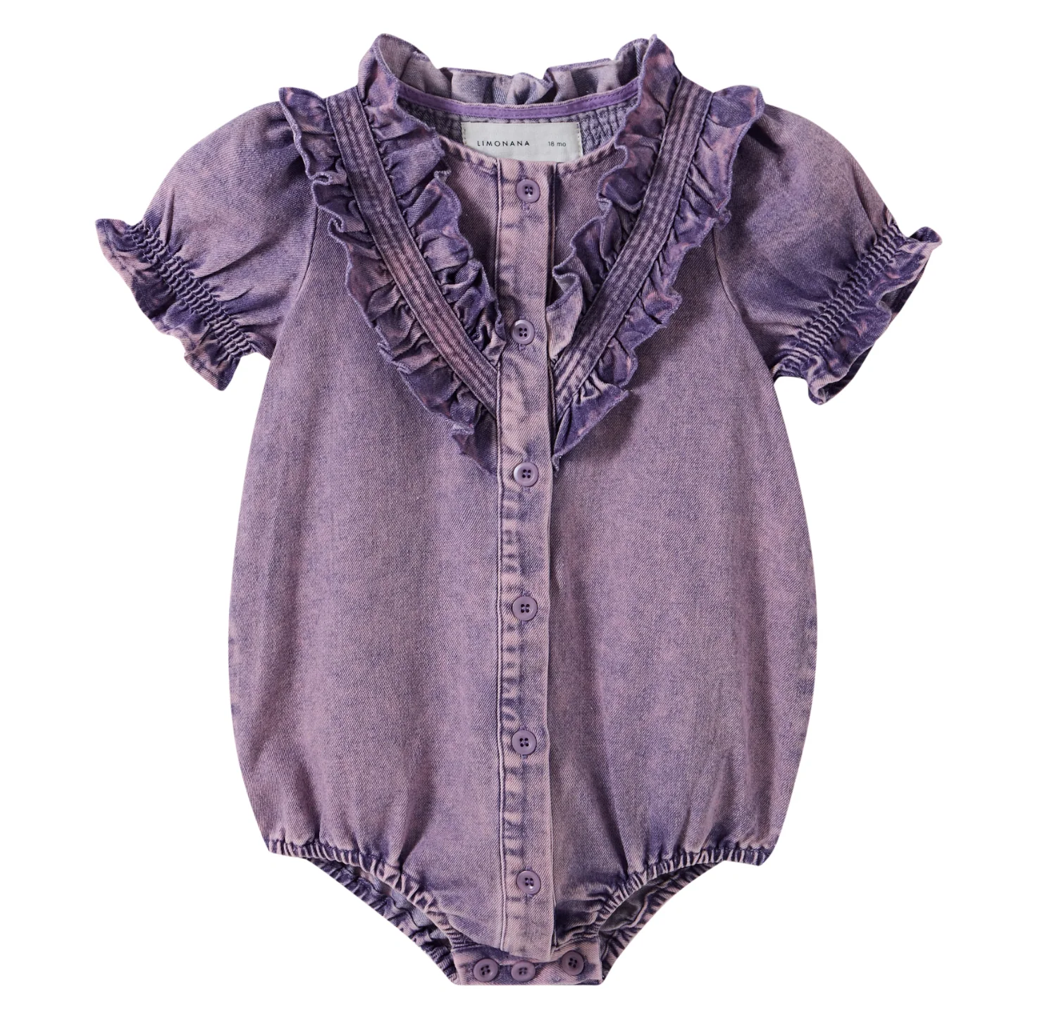 Limonana Purple Wash Romper