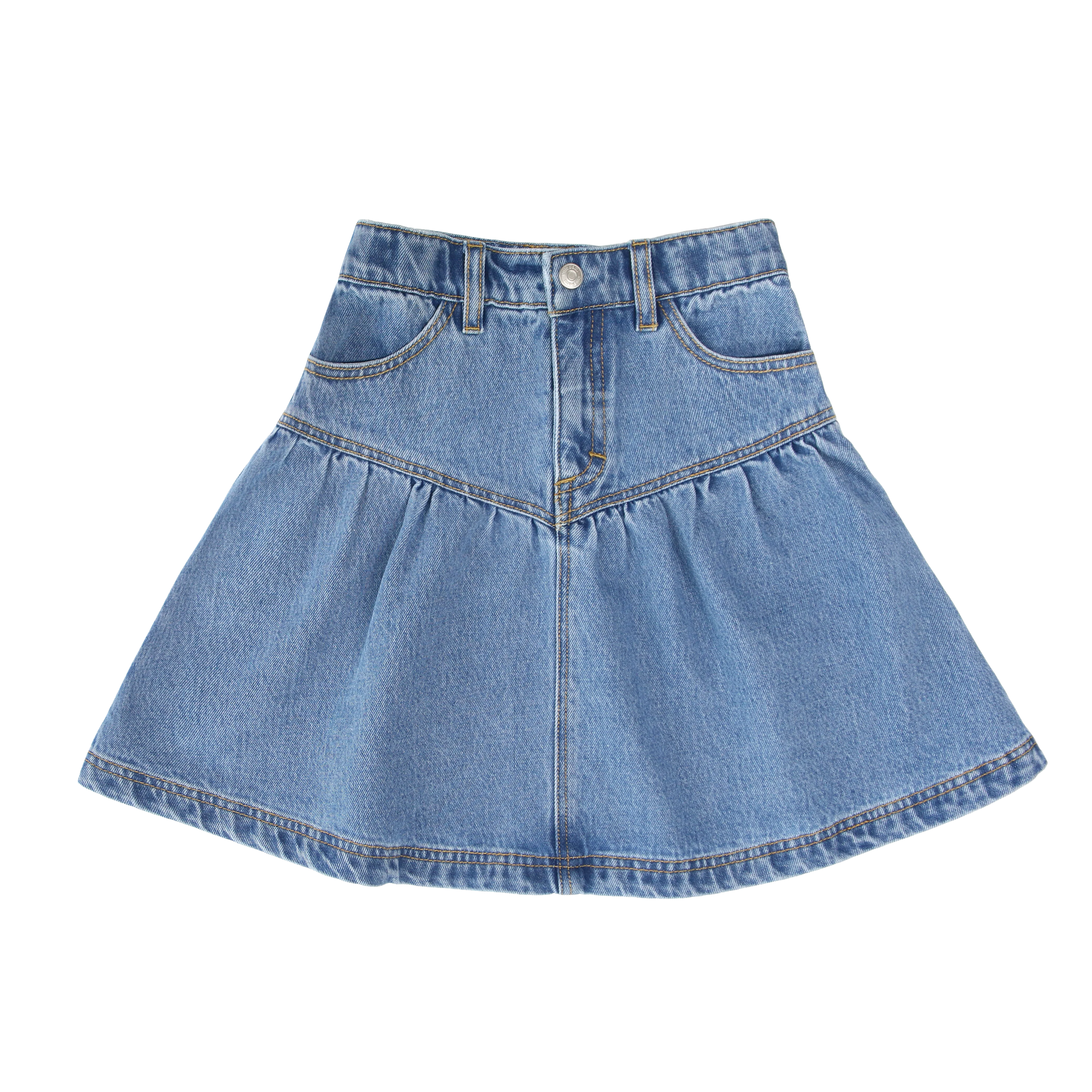 Little Parni Blue Denim Short Skirt (K606)