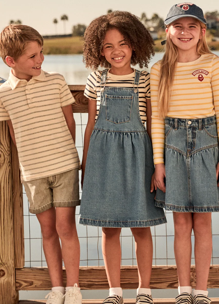 Little Parni Blue Denim Jumper (K608) - Image 2