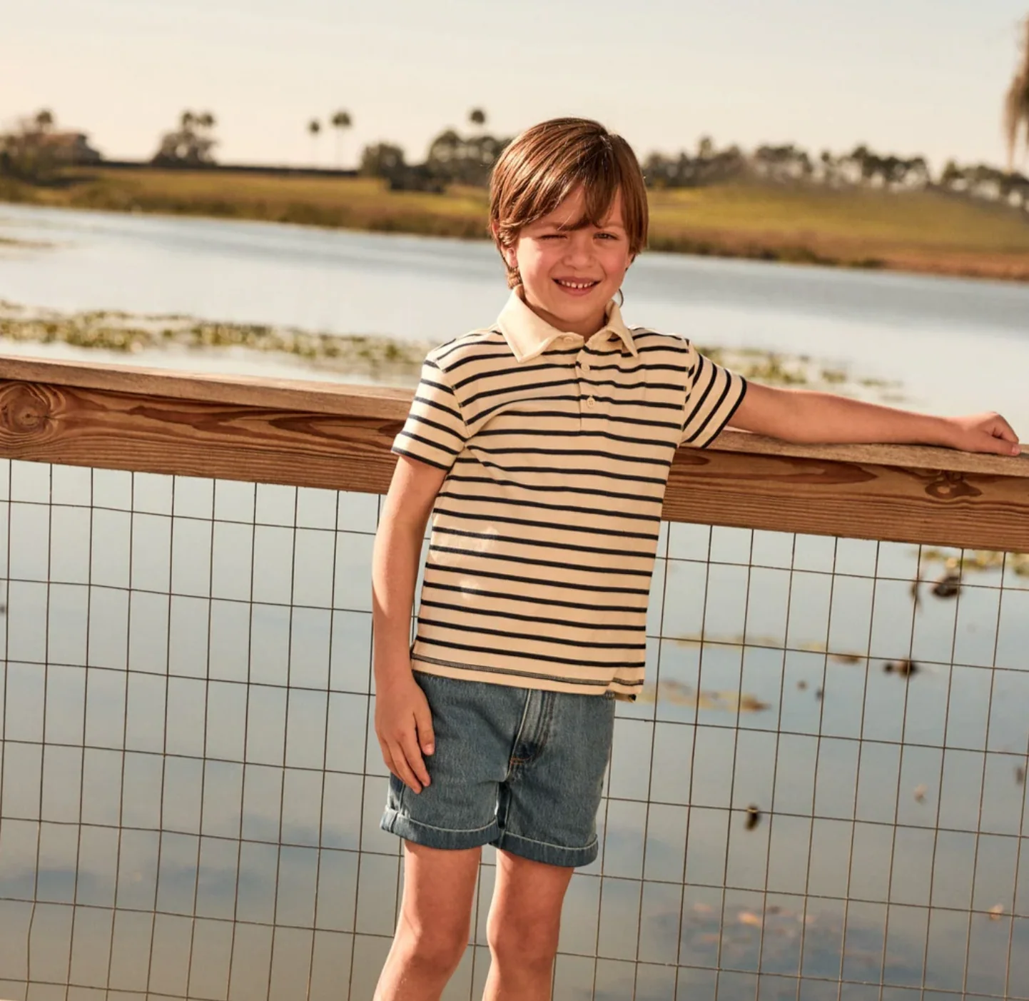 Little Parni Blue Denim Shorts (K609) - Image 2