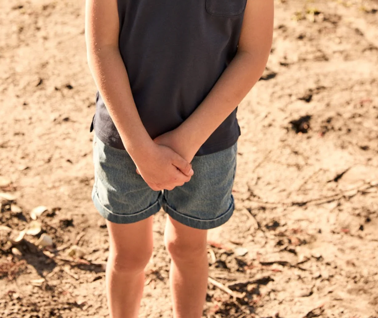 Little Parni Blue Denim Shorts (K609) - Image 3