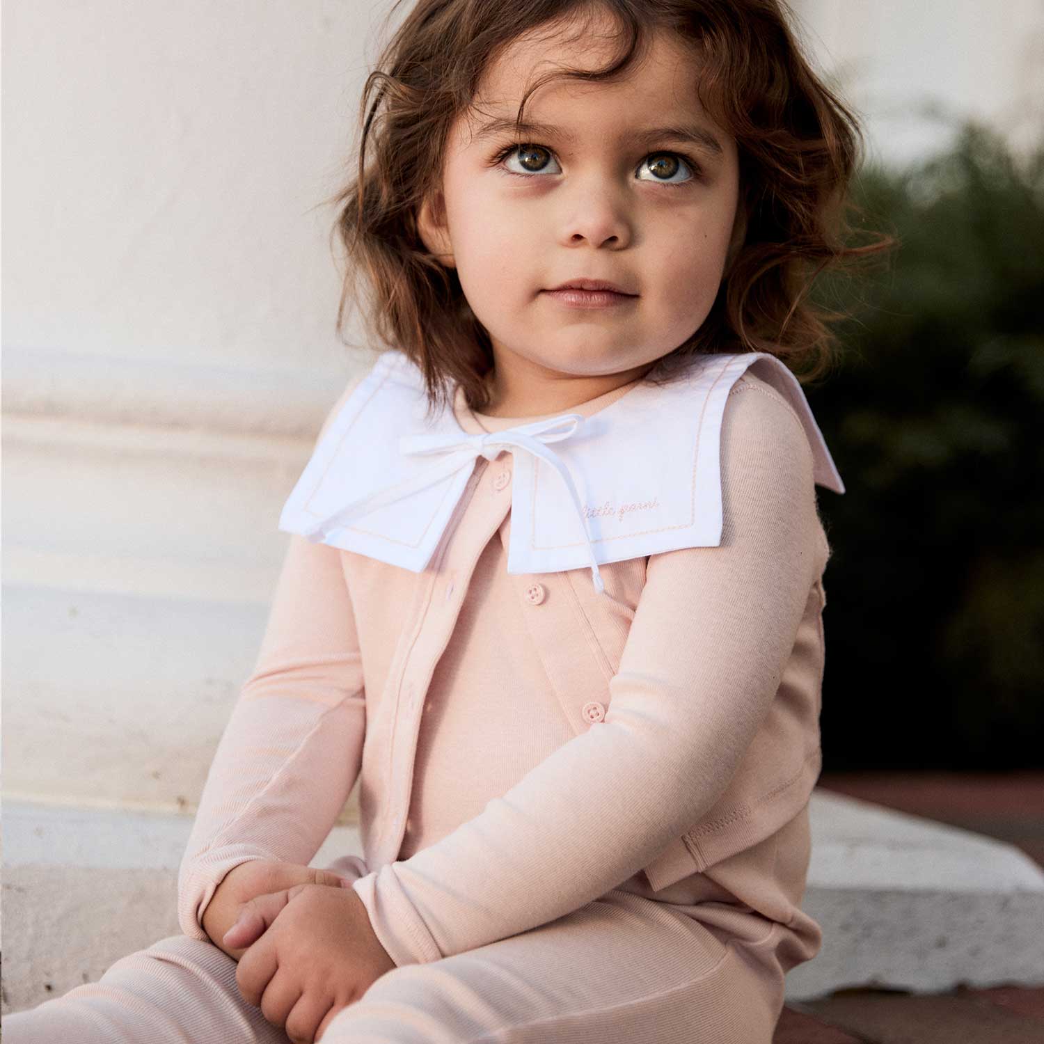 Little Parni Heritage Toddler Romper Set - Pink (K632)