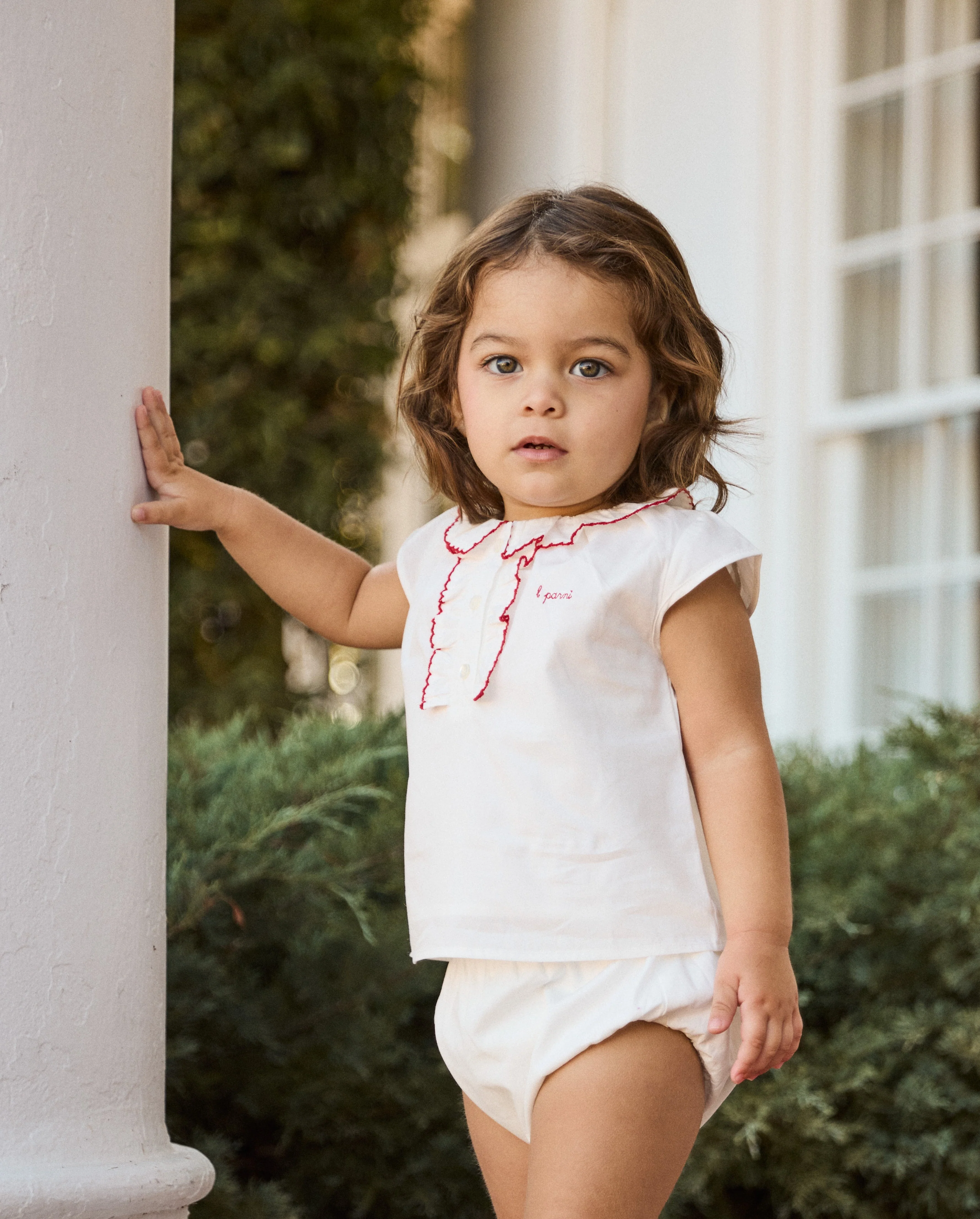 Little Parni White Pico Toddler Set (K645 Wht) - Image 2