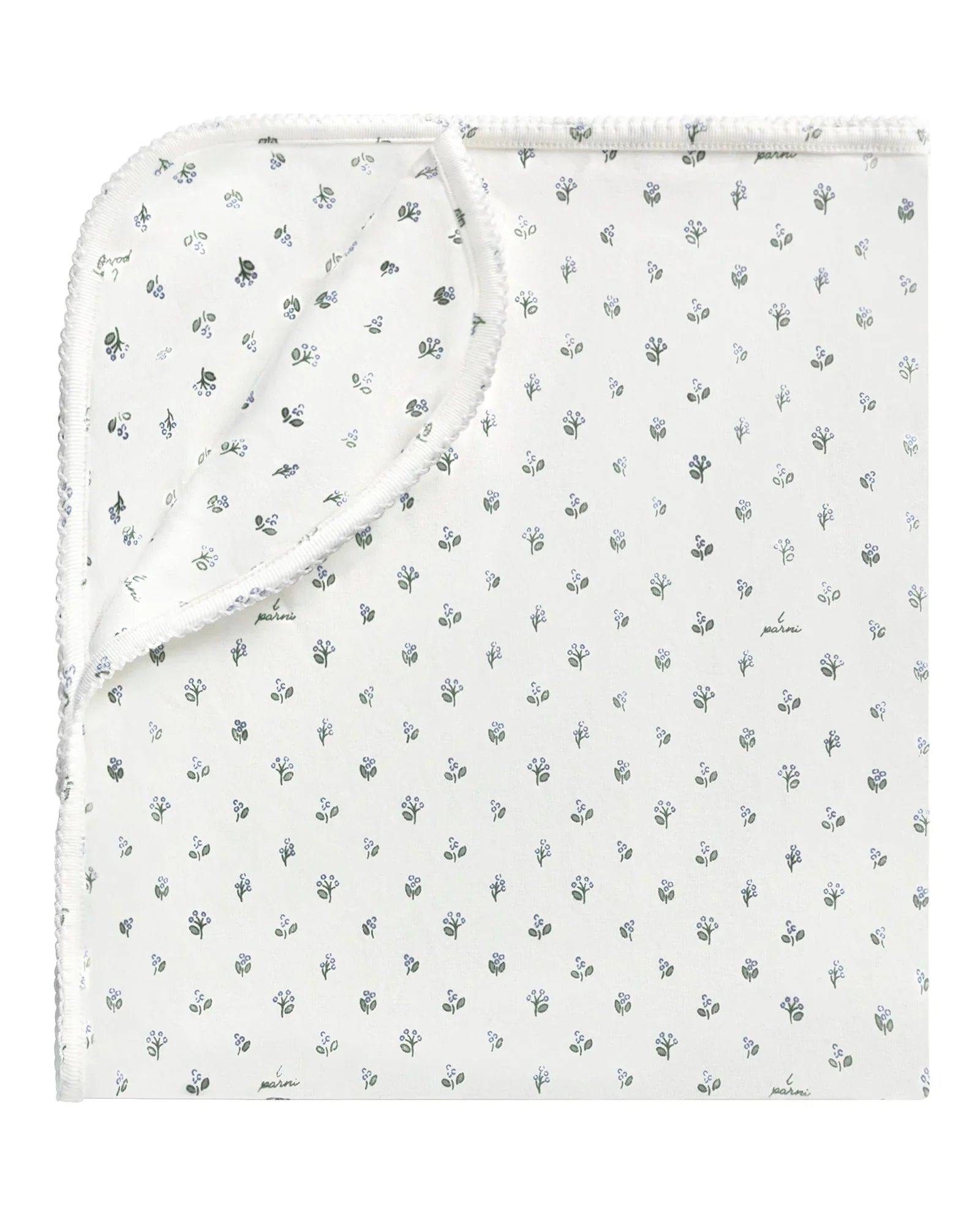Little Parni LT Blue Floral Blanket (K665)