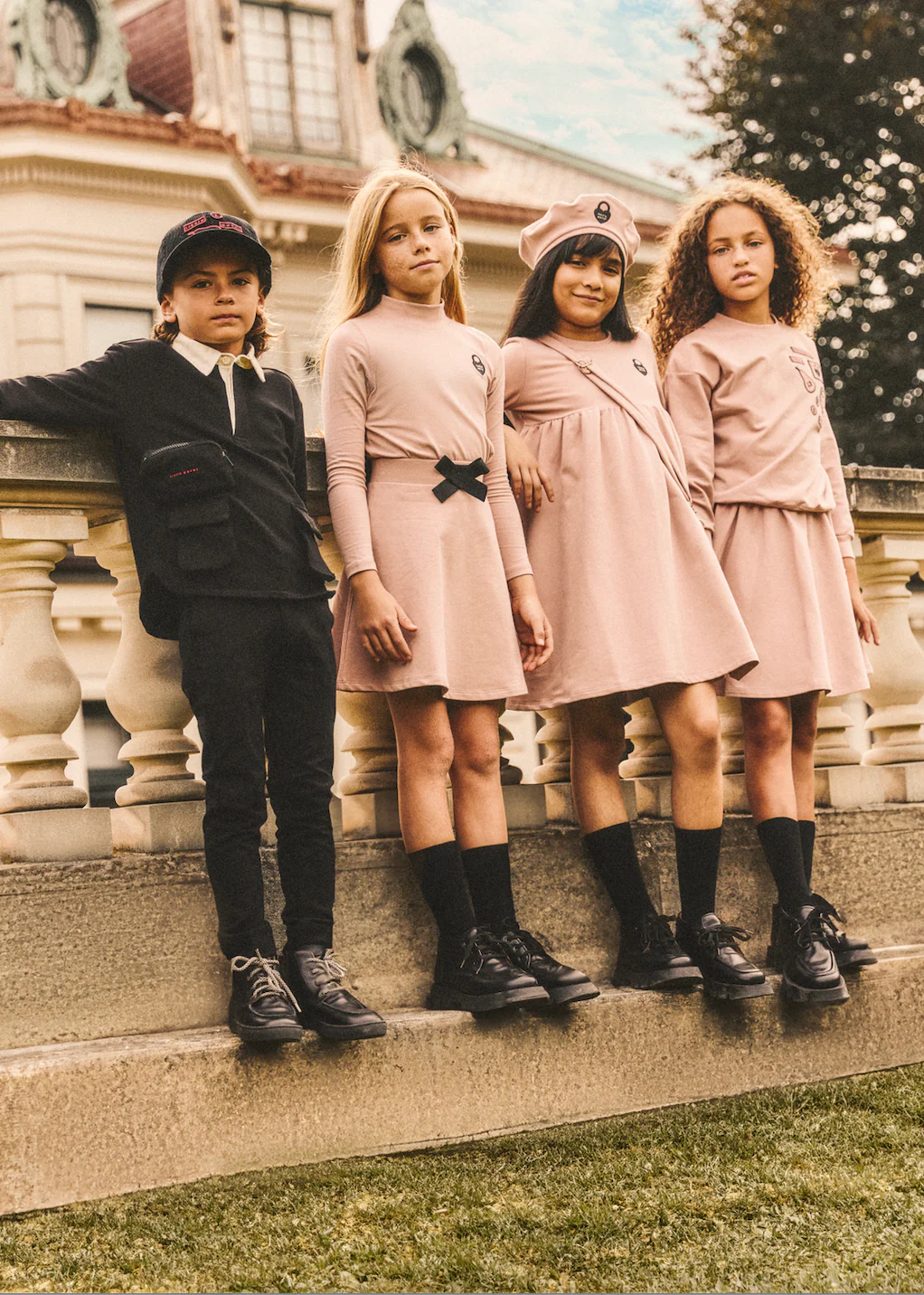 Little Parni Pink Girls Pocket Skirt (K474) - Image 2