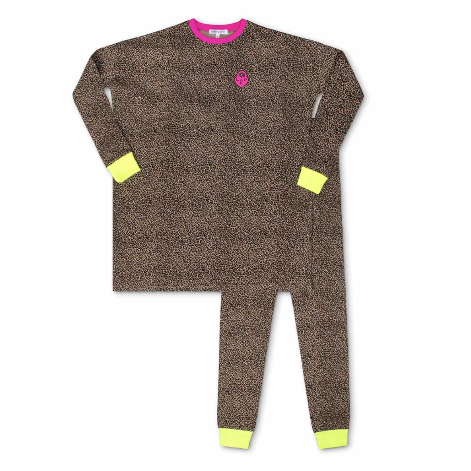 Little Parni Leopard/Hot Pink Leopard Teen PJs (PJ109)